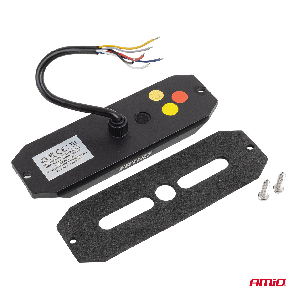 LED brīdinājuma lampa R65 R148 12V 24V 24W AMIO-04862 LED brīdinājuma lampa R65 R148 12V 24V 24W AMIO-04862 - Image 4