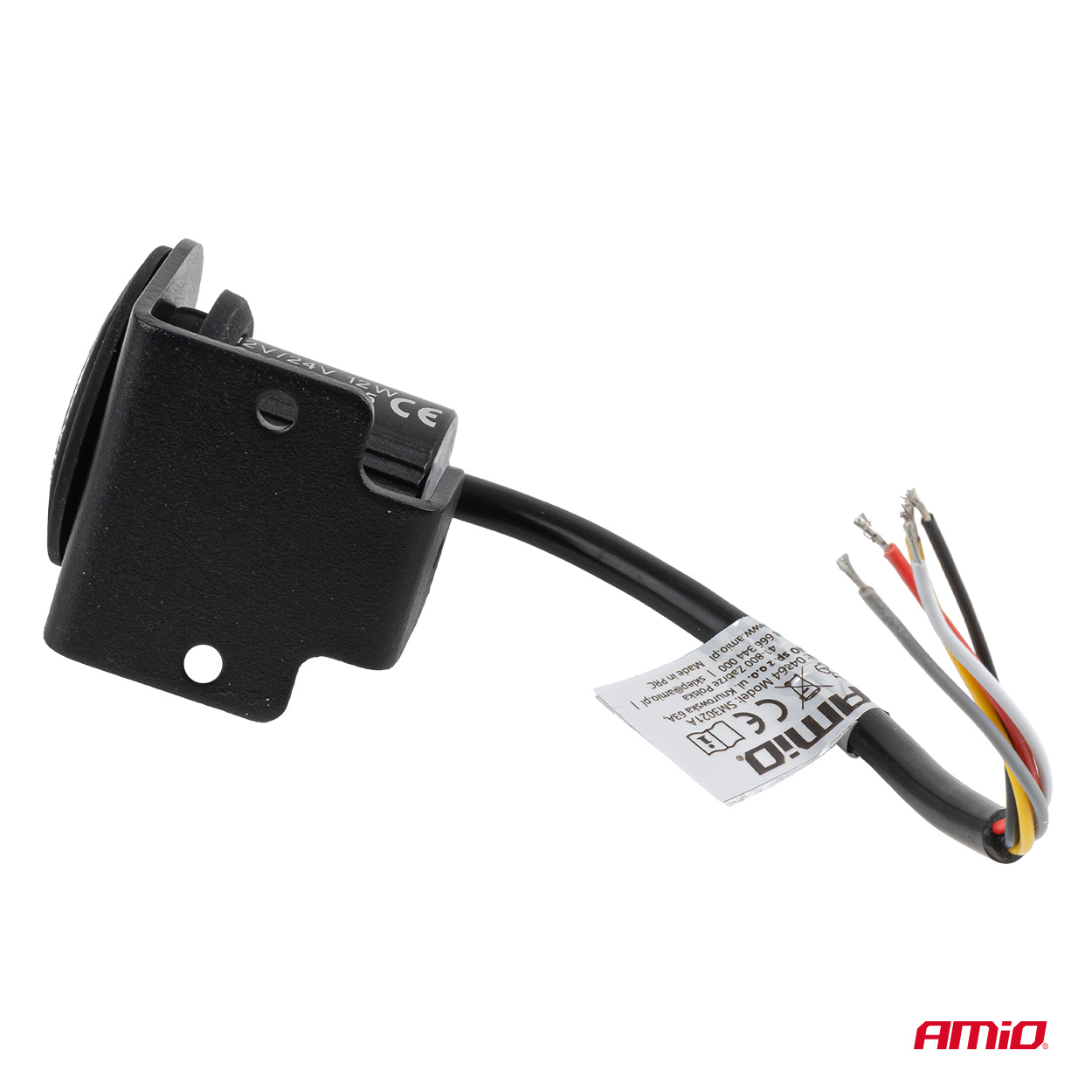 LED brīdinājuma lampa R65 12V 24V 12W AMIO-04864 LED brīdinājuma lampa R65 12V 24V 12W AMIO-04864 - Image 3