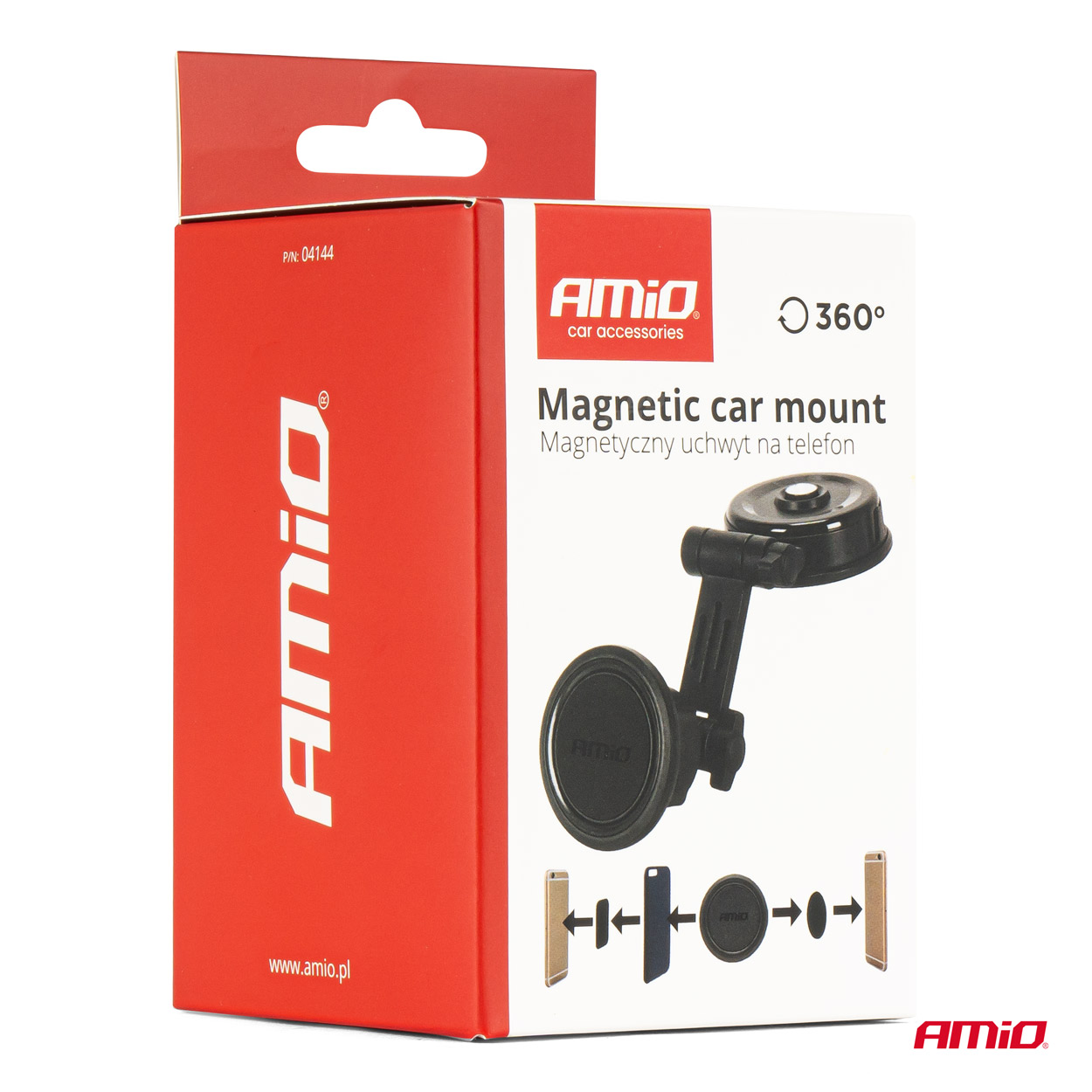 Magnētiski rotējošs instrumentu paneļa turētājs par 360° AMiO-04144 Magnētiski rotējošs instrumentu paneļa turētājs par 360° AMiO-04144 - Image 11