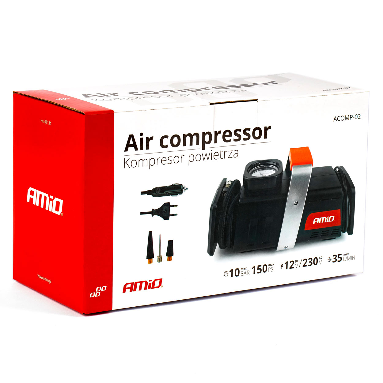 Automašīnas gaisa kompresors 12V/230V Acomp-02 AMIO-01134 Automašīnas gaisa kompresors 12V/230V Acomp-02 AMIO-01134 - Image 12