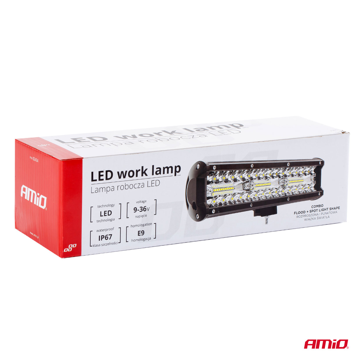 Darba LED gaismas josla AWL20 60LED COMBO 9-36V AMIO-02434 Darba LED gaismas josla AWL20 60LED COMBO 9-36V AMIO-02434 - Image 12