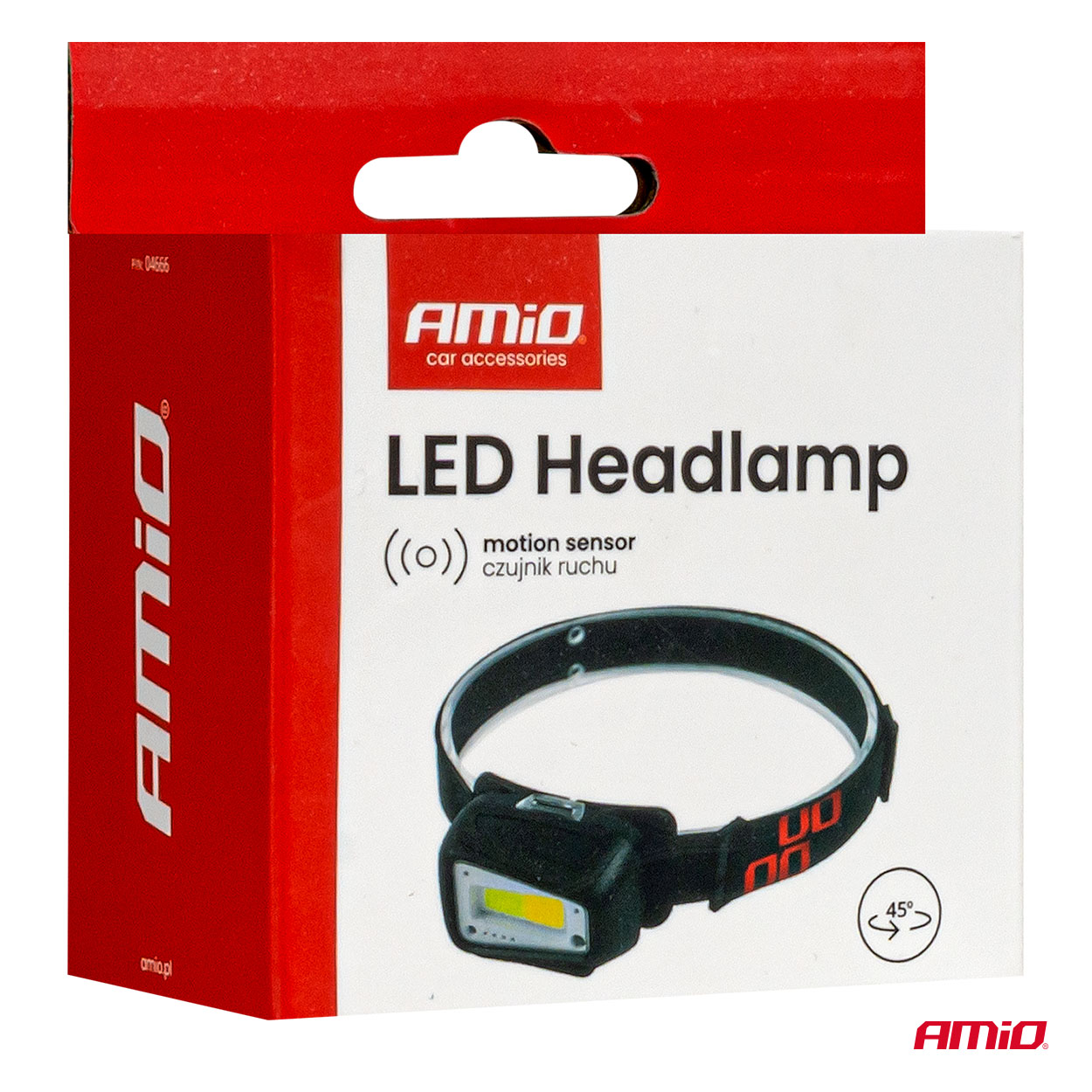 LED galvas lukturis COB 1800mAh (akumulators) AMIO-04666 LED galvas lukturis COB 1800mAh (akumulators) AMIO-04666 - Image 12
