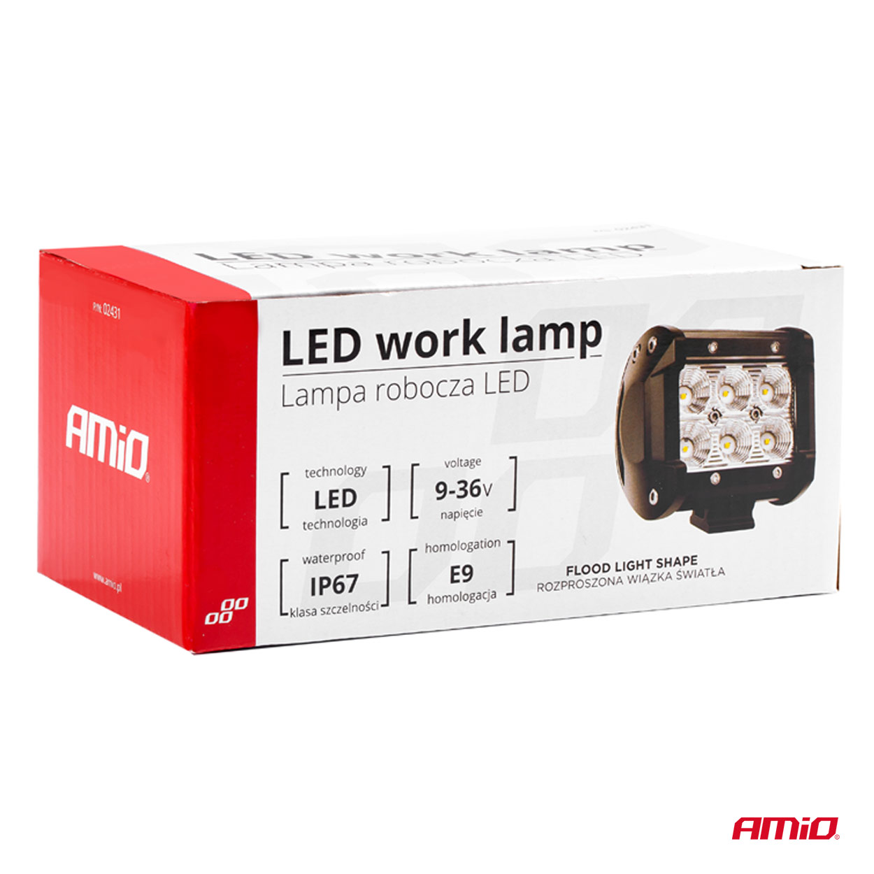 Darba lampa AWL17 6LED FLOOD 9-36V AMIO-02431 Darba lampa AWL17 6LED FLOOD 9-36V AMIO-02431 - Image 13