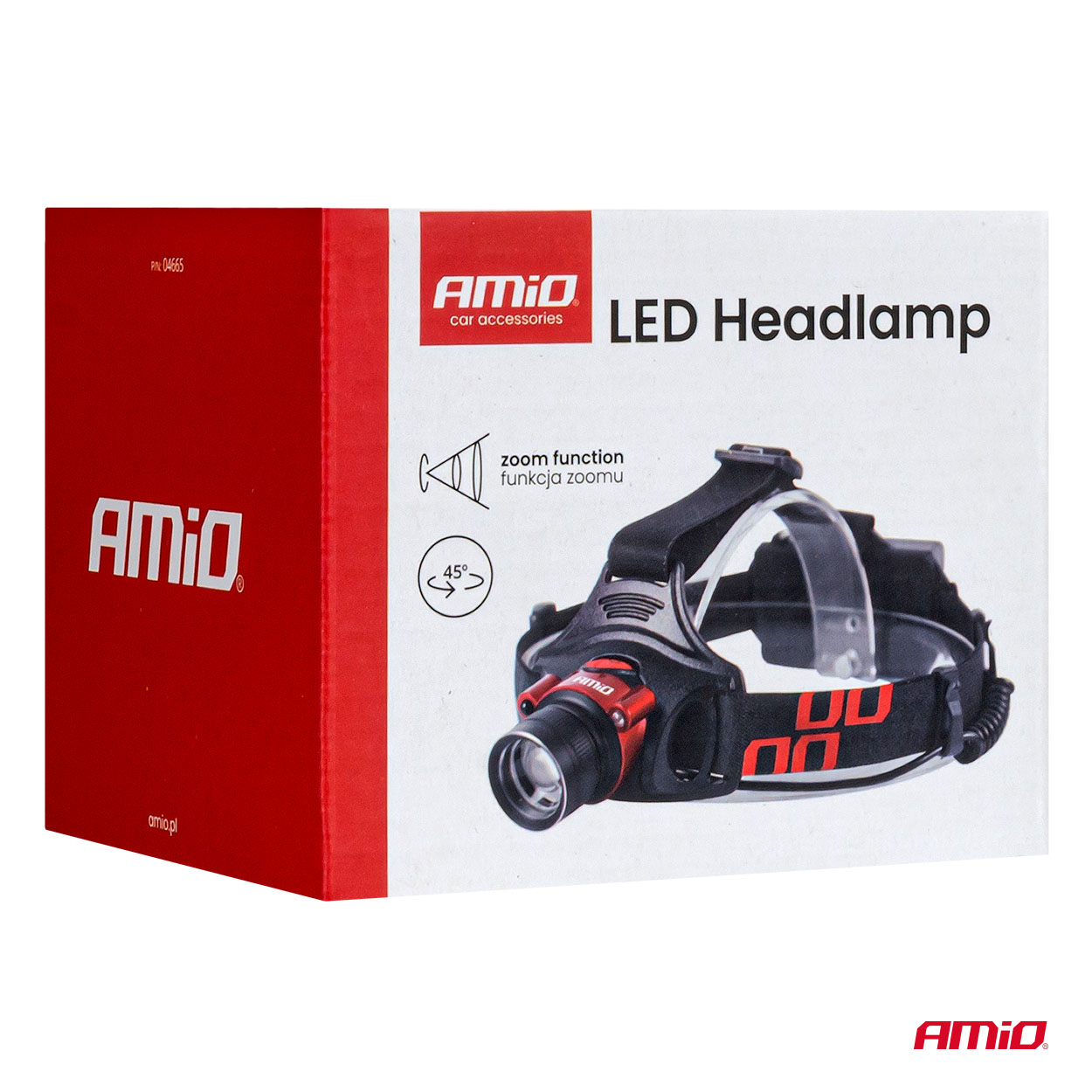 LED priekšējais lukturis T6 3600mAh (BATT) AMIO-04665 LED priekšējais lukturis T6 3600mAh (BATT) AMIO-04665 - Image 13