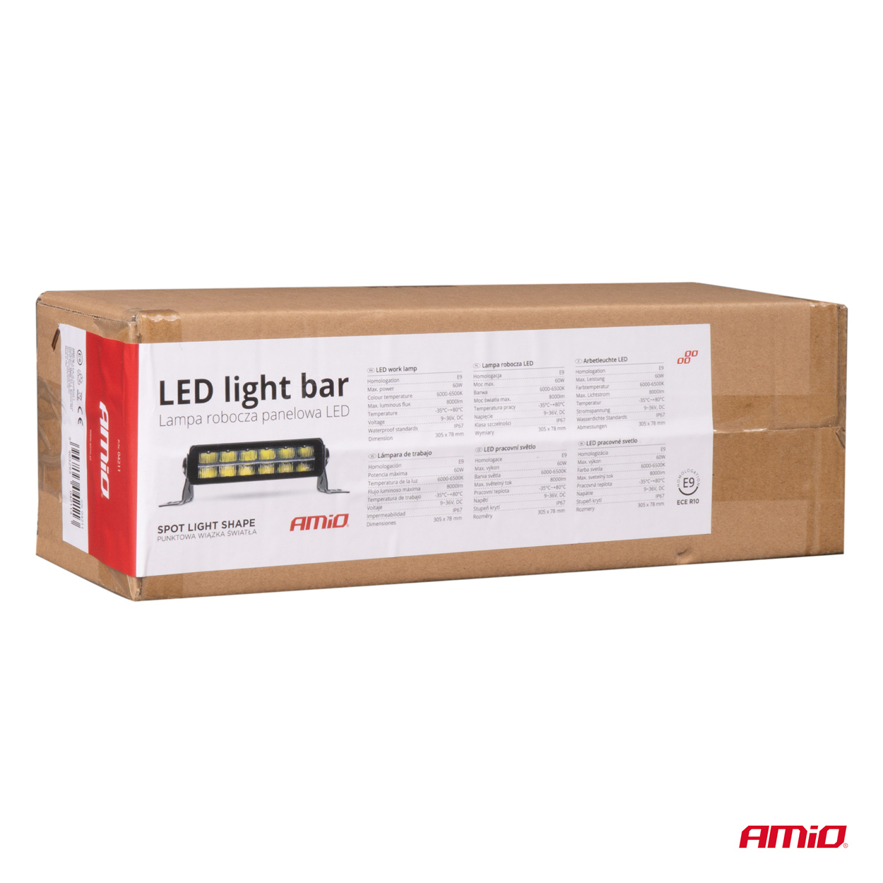 LED paneļa darba lampa BAR AWL70 60W 6500K 8000lm 30cm 12V 24V AMIO-04211 LED paneļa darba lampa BAR AWL70 60W 6500K 8000lm 30cm 12V 24V AMIO-04211 - Image 14