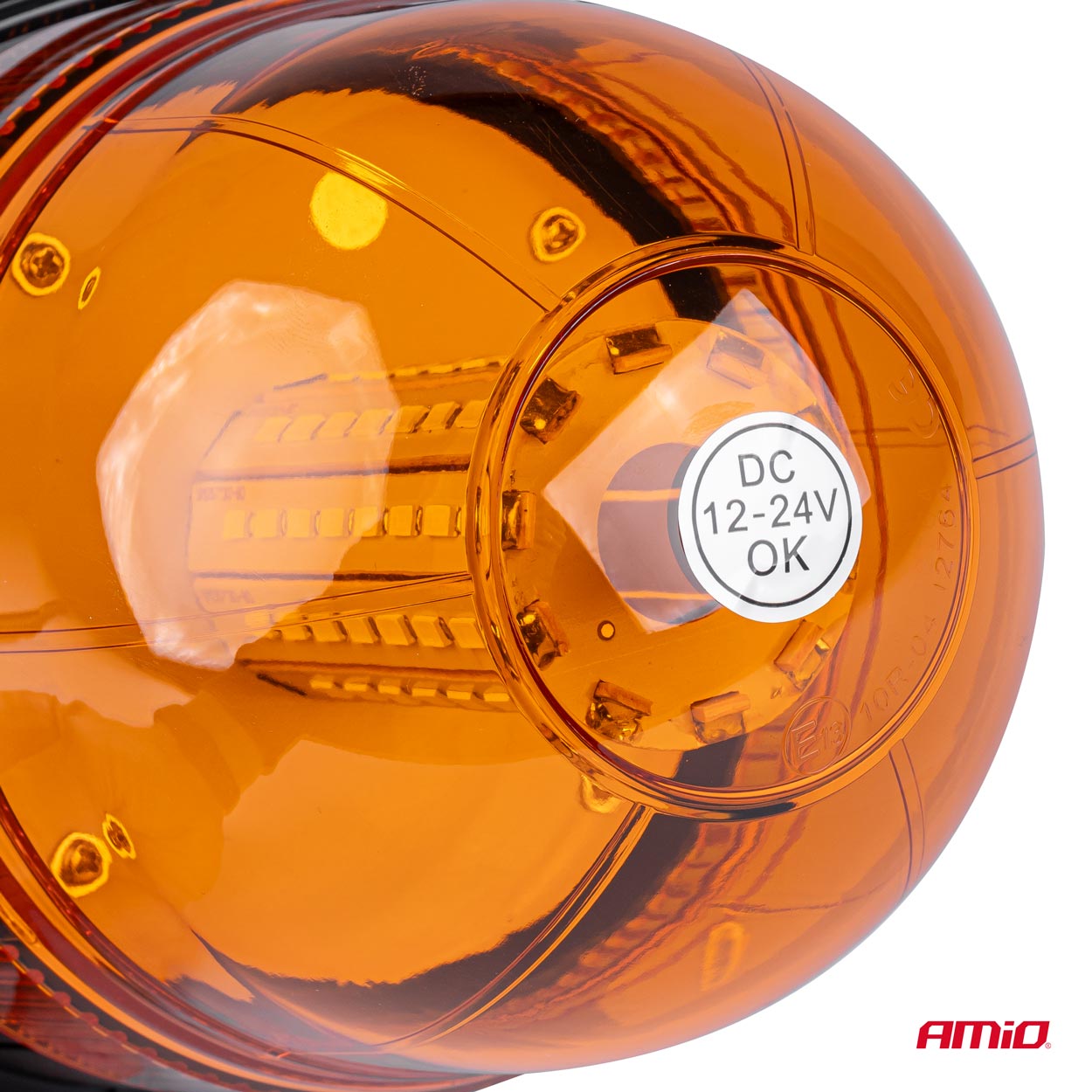 LED brīdinājuma lampa W09M MAG/3 BOLT, ECE R10 80LED 12/24V IP56 AMIO-01502 LED brīdinājuma lampa W09M MAG/3 BOLT, ECE R10 80LED 12/24V IP56 AMIO-01502 - Image 2