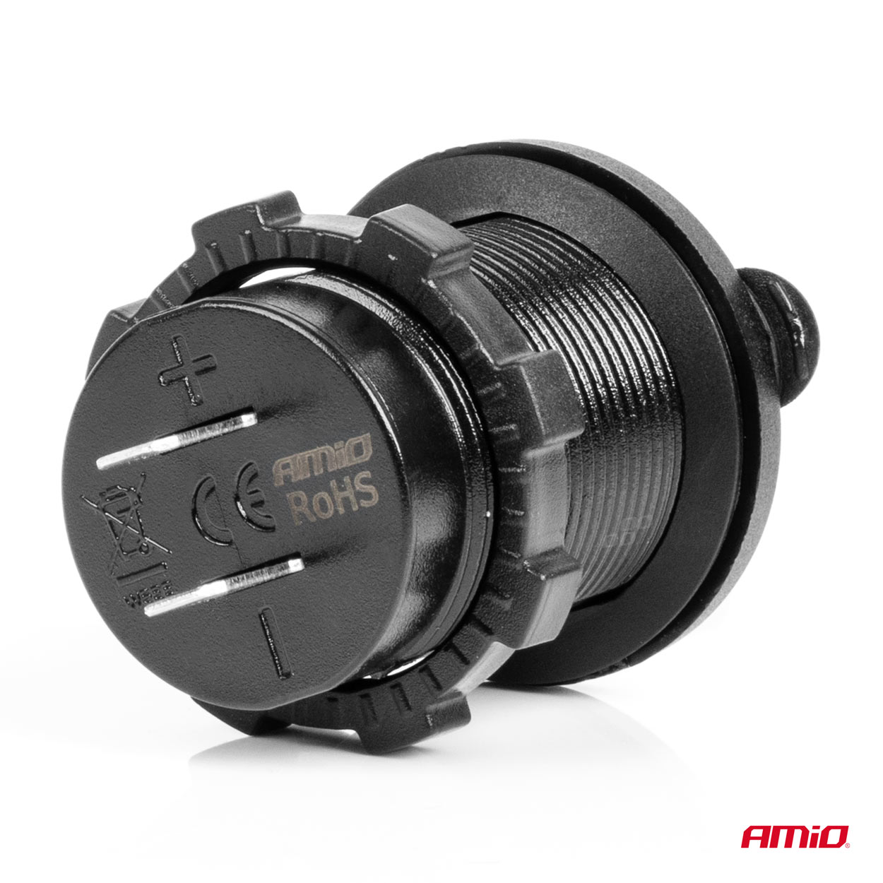 Ūdensizturīgs telefona lādētājs 2xUSB 12/24V MOD-04 AMIO-02854 Ūdensizturīgs telefona lādētājs 2xUSB 12/24V MOD-04 AMIO-02854 - Image 2