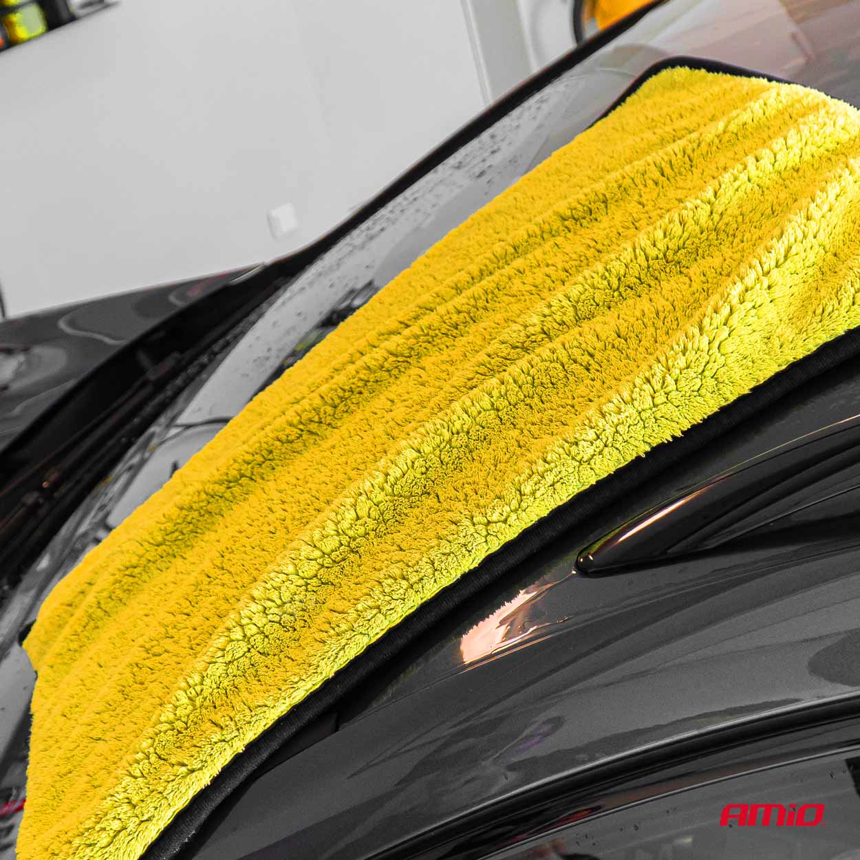 Mikrošķiedras žāvēšanas dvielis 40x60cm 950g AMIO-03756 Mikrošķiedras žāvēšanas dvielis 40x60cm 950g AMIO-03756 - Image 2