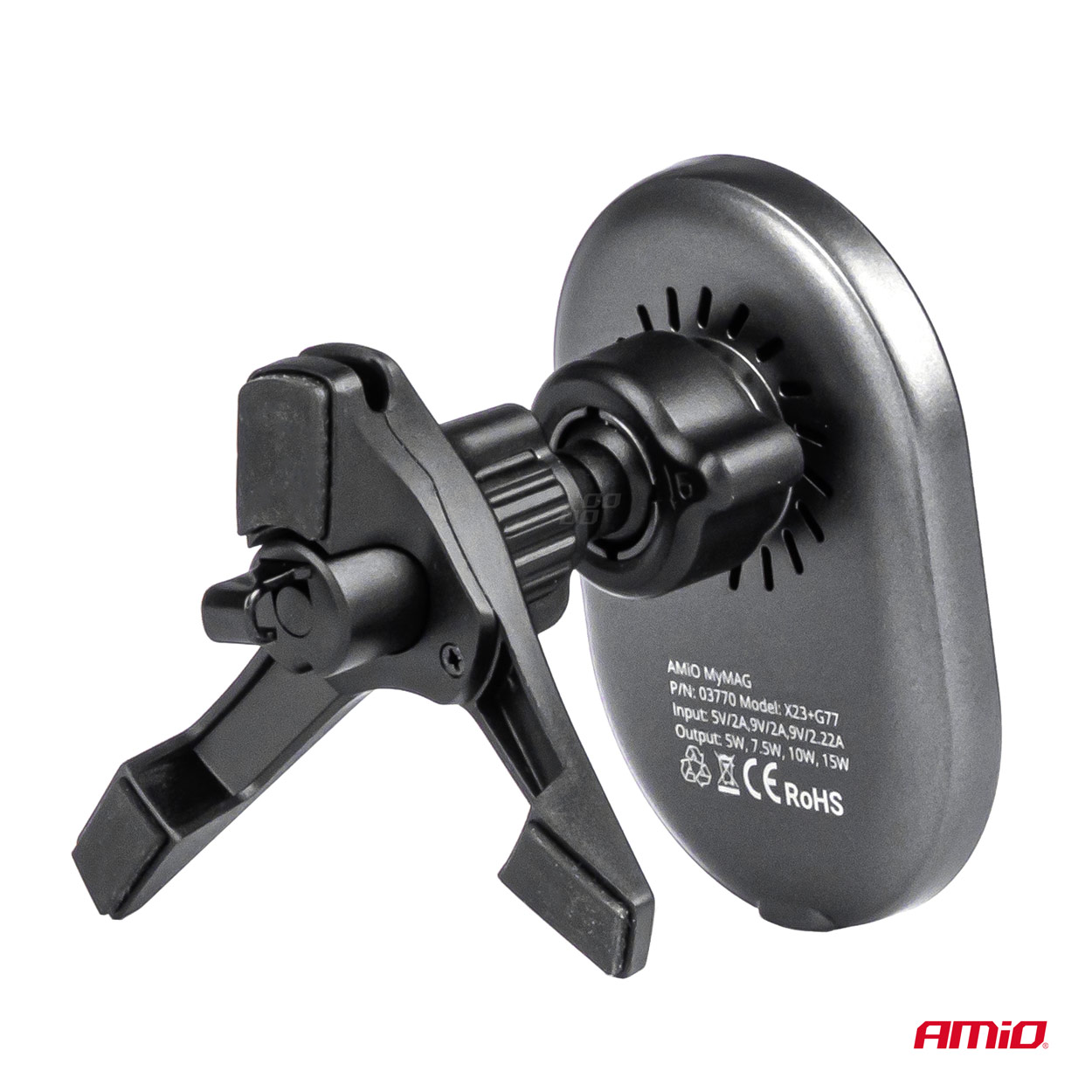 Magnētiskais telefona turētājs My Mag 15W AMIO-03770 Magnētiskais telefona turētājs My Mag 15W AMIO-03770 - Image 2