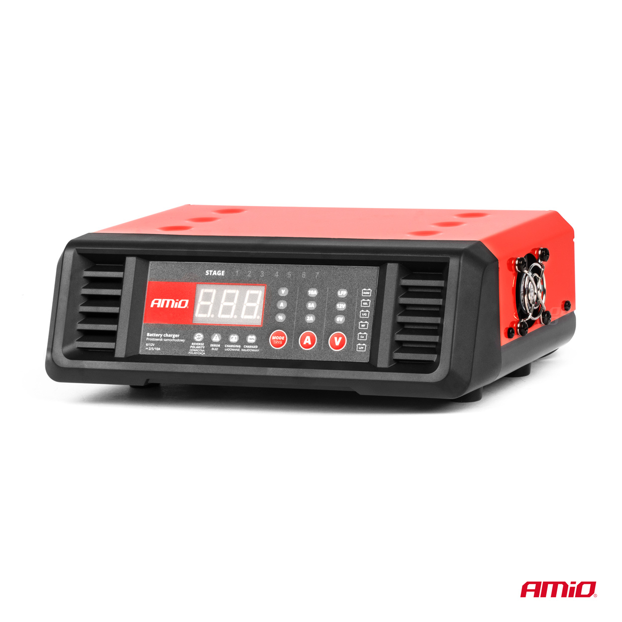 Akumulatora lādētājs 10A 6V 12V AMIO-04056 Akumulatora lādētājs 10A 6V 12V AMIO-04056 - Image 2