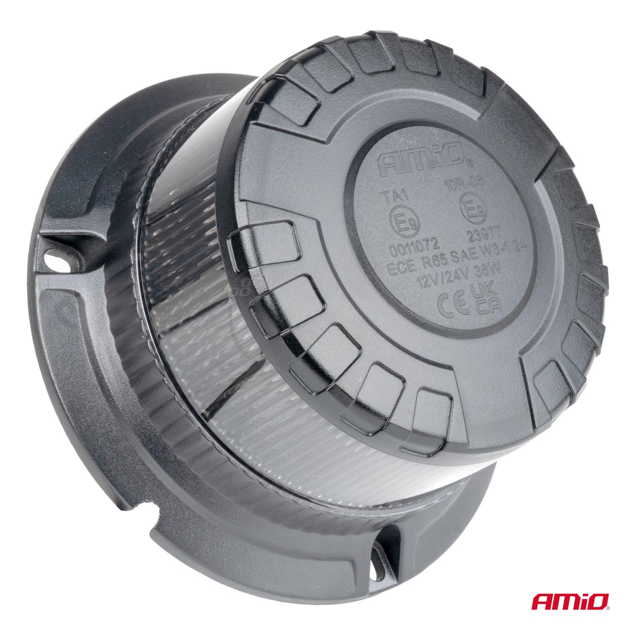LED brīdinājuma lampa, īpaši izturīga W28B 12V 24V AMIO-04109 LED brīdinājuma lampa, īpaši izturīga W28B 12V 24V AMIO-04109 - Image 2