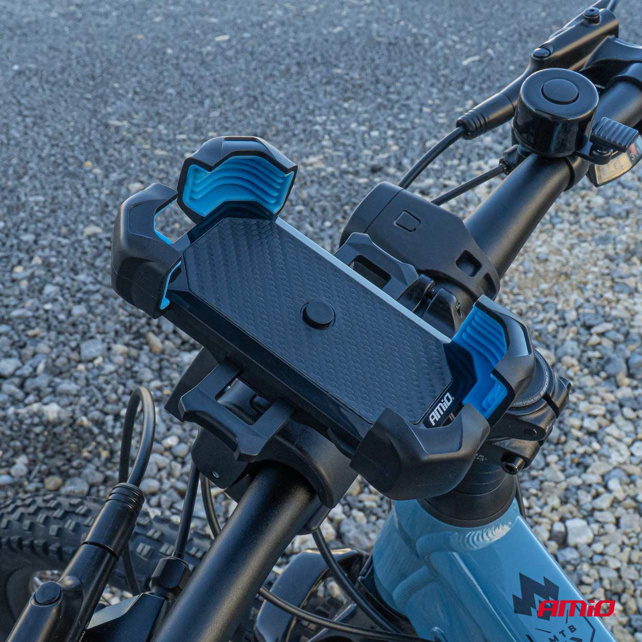 Velosipēda motorollera rotējošs tālruņa turētājs 360° AMiO-04146 Velosipēda motorollera rotējošs tālruņa turētājs 360° AMiO-04146 - Image 2