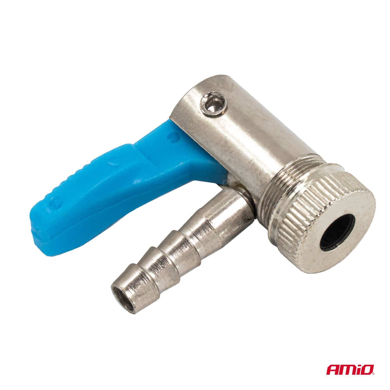 Riepu piepūtēja savienotājs ar dzelzs niķeļa pārklājumu 8 mm AMIO-04498 Riepu piepūtēja savienotājs ar dzelzs niķeļa pārklājumu 8 mm AMIO-04498 - Image 2