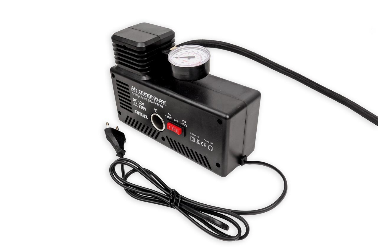 Automašīnas gaisa kompresors 12V/230V Acomp-13 AMIO-02188 Automašīnas gaisa kompresors 12V/230V Acomp-13 AMIO-02188 - Image 3