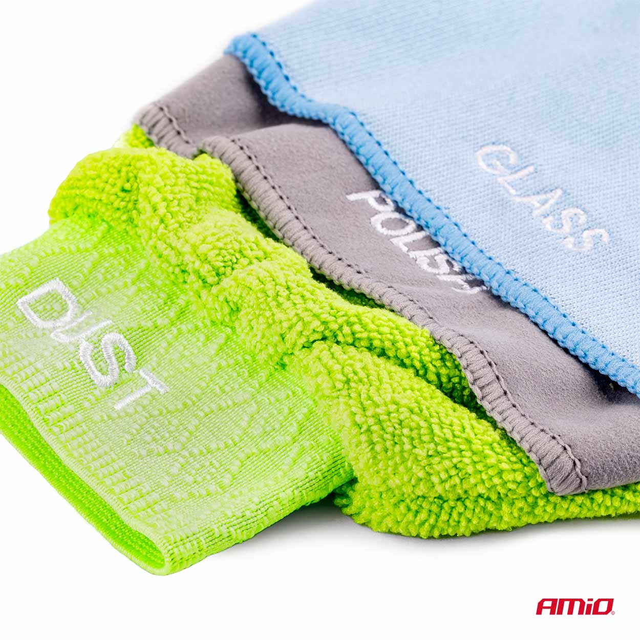 3in1 stikla pulēšanas putekļu mikrošķiedras tīrīšanas cimds 25x17cm AMIO-02895 3in1 stikla pulēšanas putekļu mikrošķiedras tīrīšanas cimds 25x17cm AMIO-02895 - Image 3