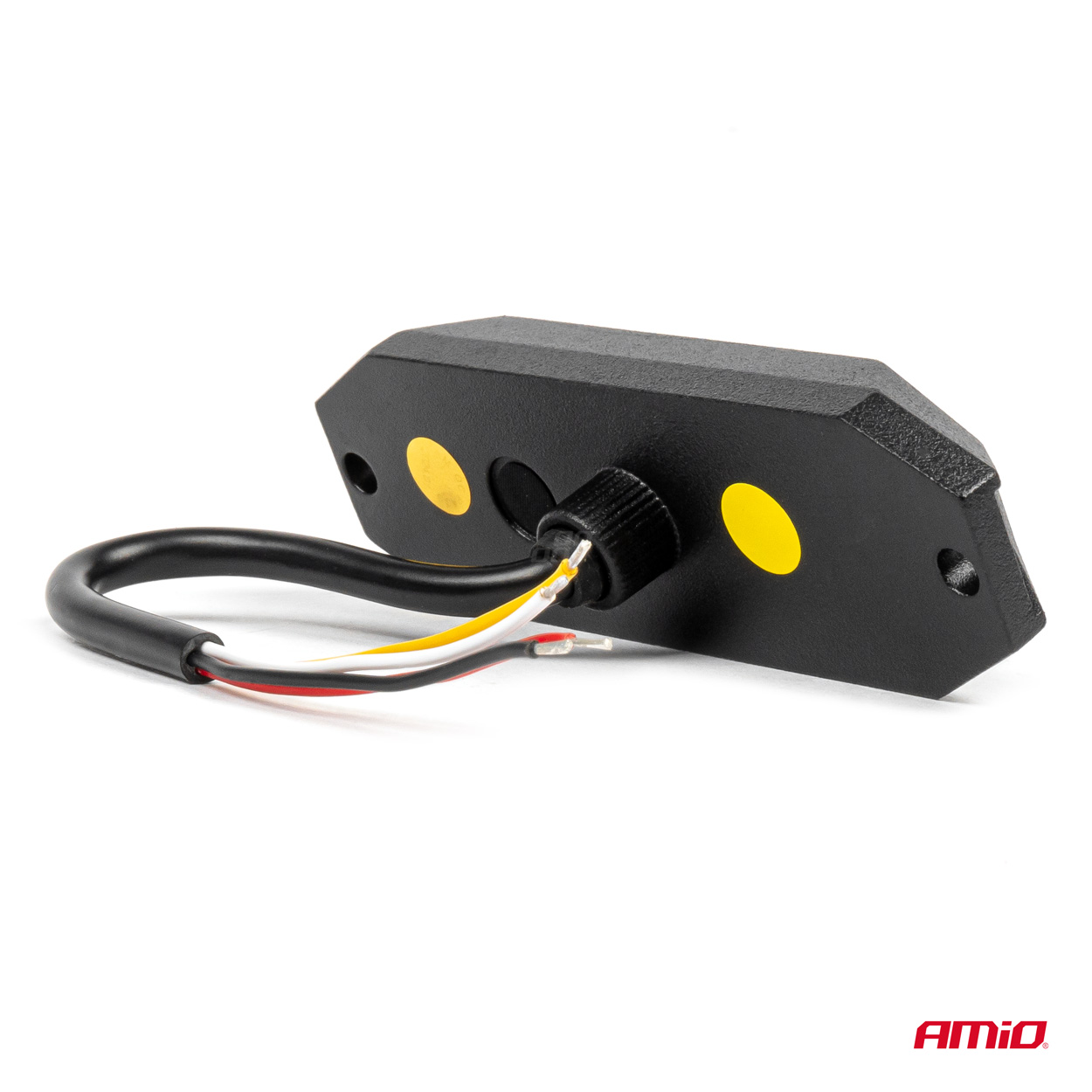 Plāns dzintara grila stiprinājuma lukturītis 4x3W LED R65 R10 12/24V IP6K9K AMIO-03929 Plāns dzintara grila stiprinājuma lukturītis 4x3W LED R65 R10 12/24V IP6K9K AMIO-03929 - Image 3