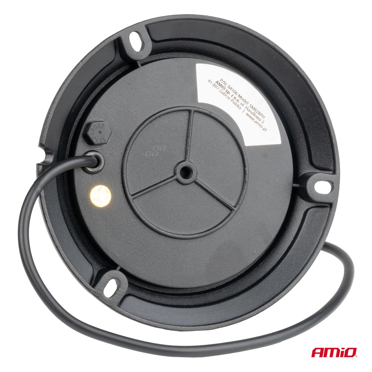LED brīdinājuma lampa, īpaši izturīga W28B 12V 24V AMIO-04106 LED brīdinājuma lampa, īpaši izturīga W28B 12V 24V AMIO-04106 - Image 3