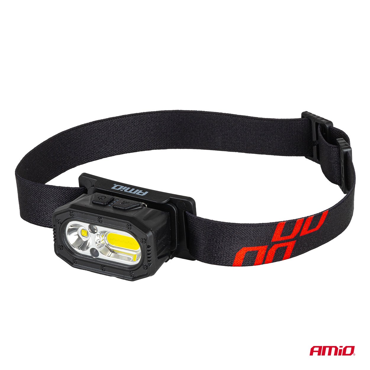 LED galvas lukturis XPG+COB 1000mAh (akumulators) AMIO-04663 LED galvas lukturis XPG+COB 1000mAh (akumulators) AMIO-04663 - Image 3