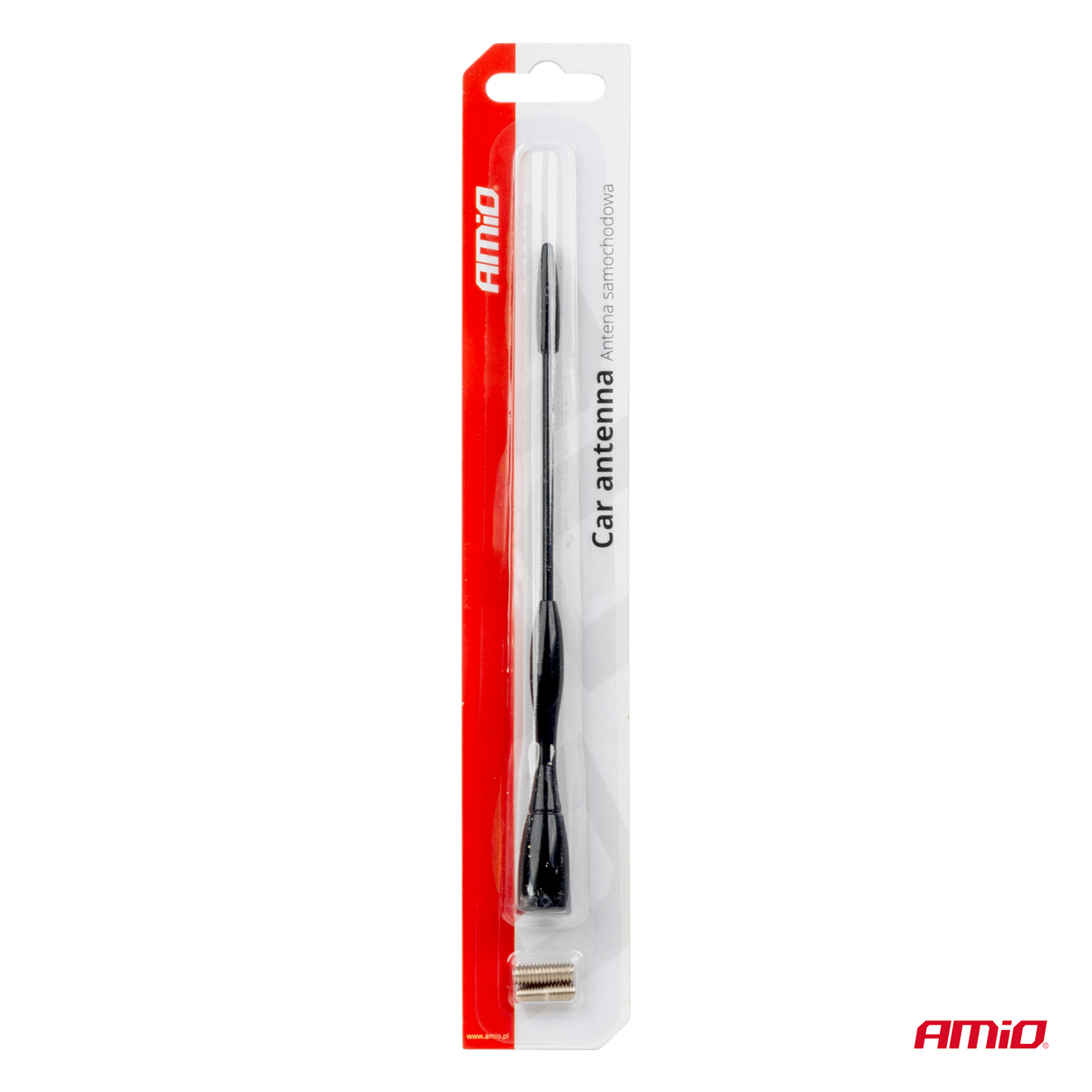 Automašīnas antenas alumīnija masts 16 cm 5/6 mm adapteris ANTM04 AMIO-01052 Automašīnas antenas alumīnija masts 16 cm 5/6 mm adapteris ANTM04 AMIO-01052 - Image 4
