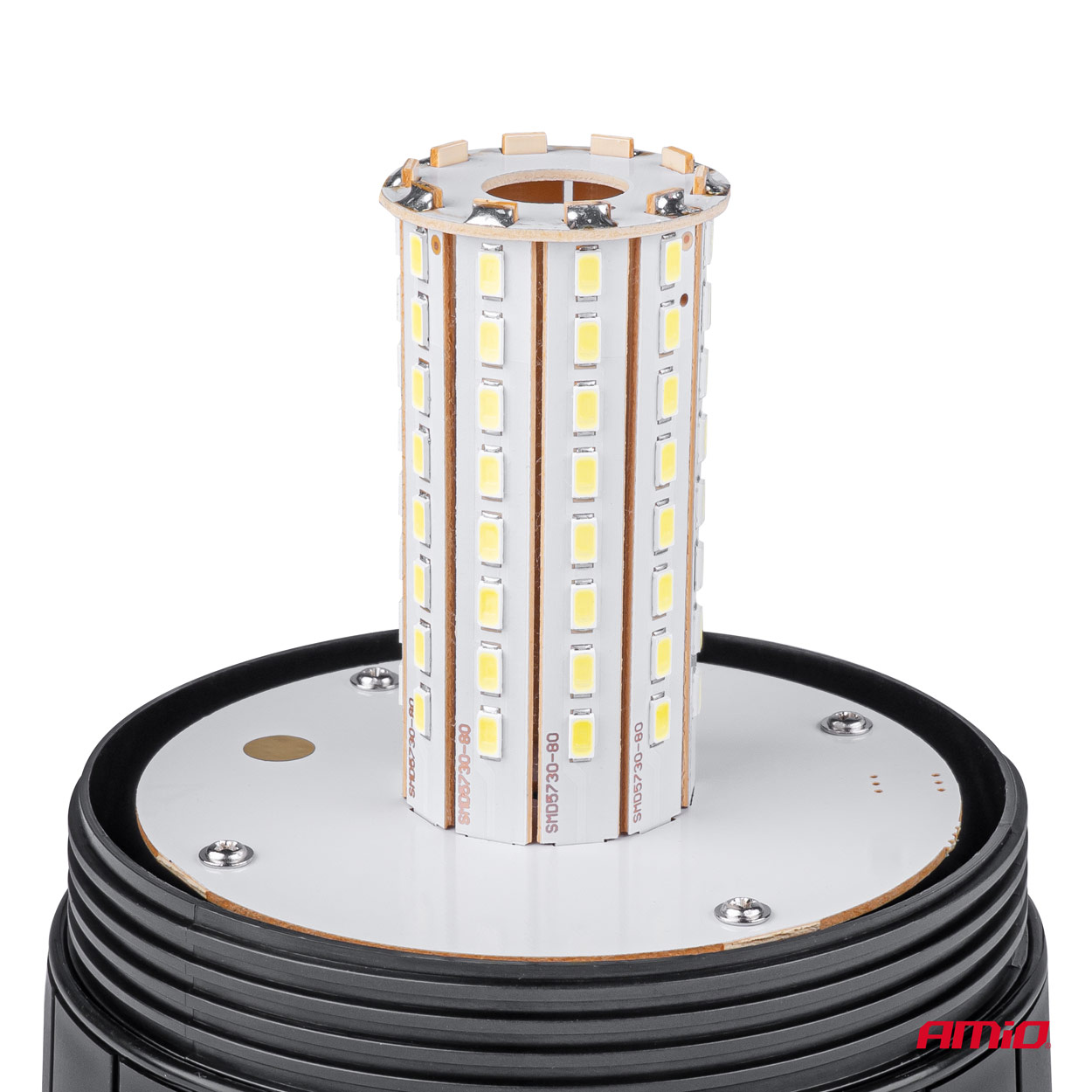 LED brīdinājuma lampa W09M MAG/3 BOLT, ECE R10 80LED 12/24V IP56 AMIO-01502 LED brīdinājuma lampa W09M MAG/3 BOLT, ECE R10 80LED 12/24V IP56 AMIO-01502 - Image 4
