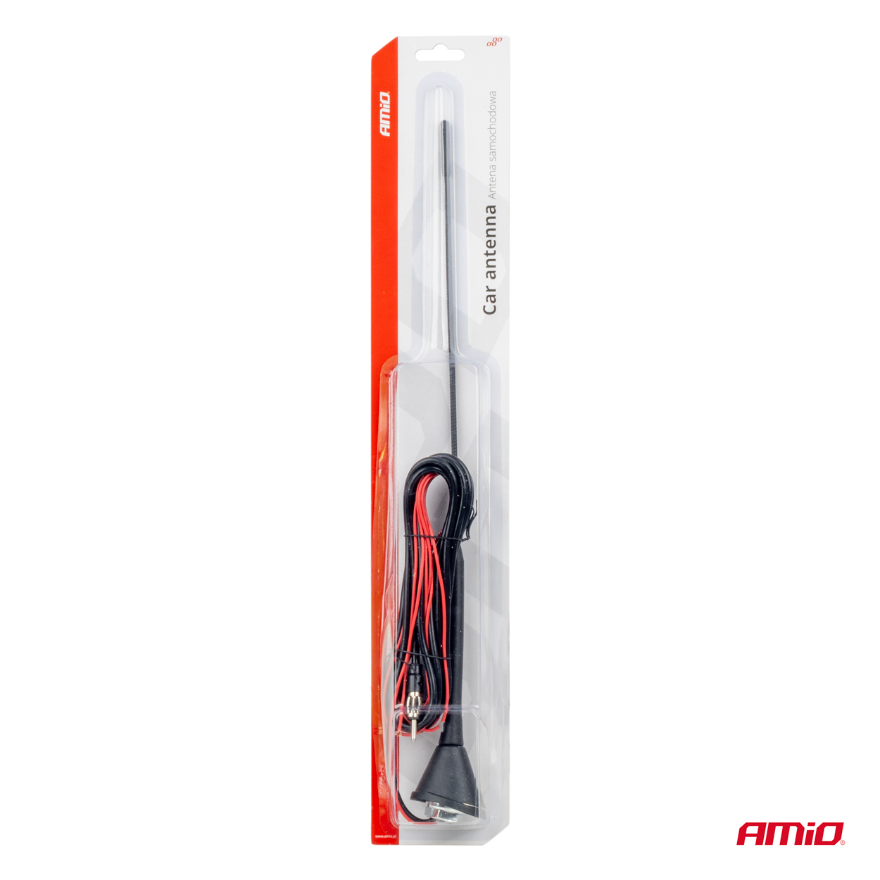 Automašīnas antena 40 cm ar pastiprinātāju ANT08 AMIO-01511 Automašīnas antena 40 cm ar pastiprinātāju ANT08 AMIO-01511 - Image 4