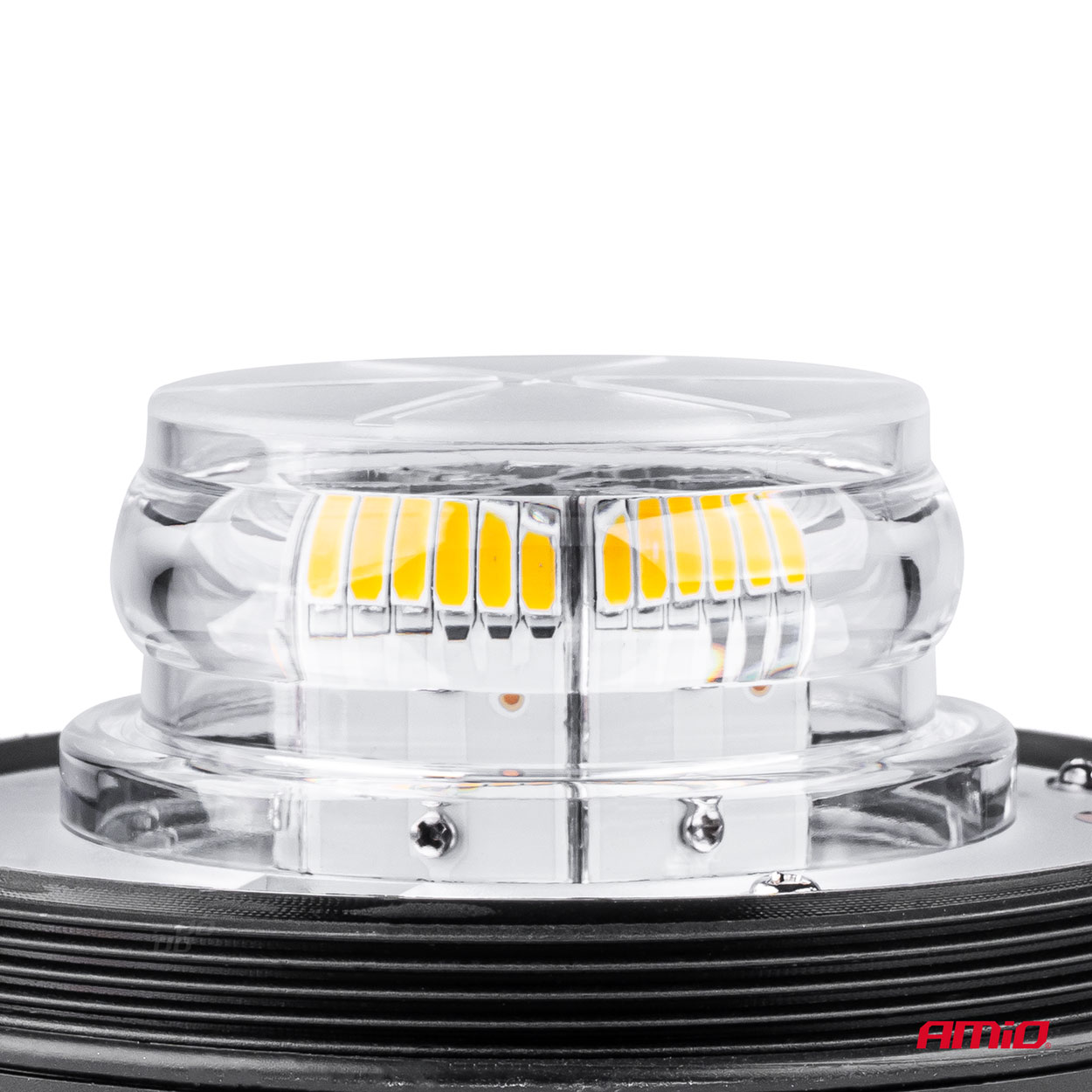 LED brīdinājuma lampa W03M magnētiska R65 R10 36LED 12/24V IP56 AMIO-02295 LED brīdinājuma lampa W03M magnētiska R65 R10 36LED 12/24V IP56 AMIO-02295 - Image 4