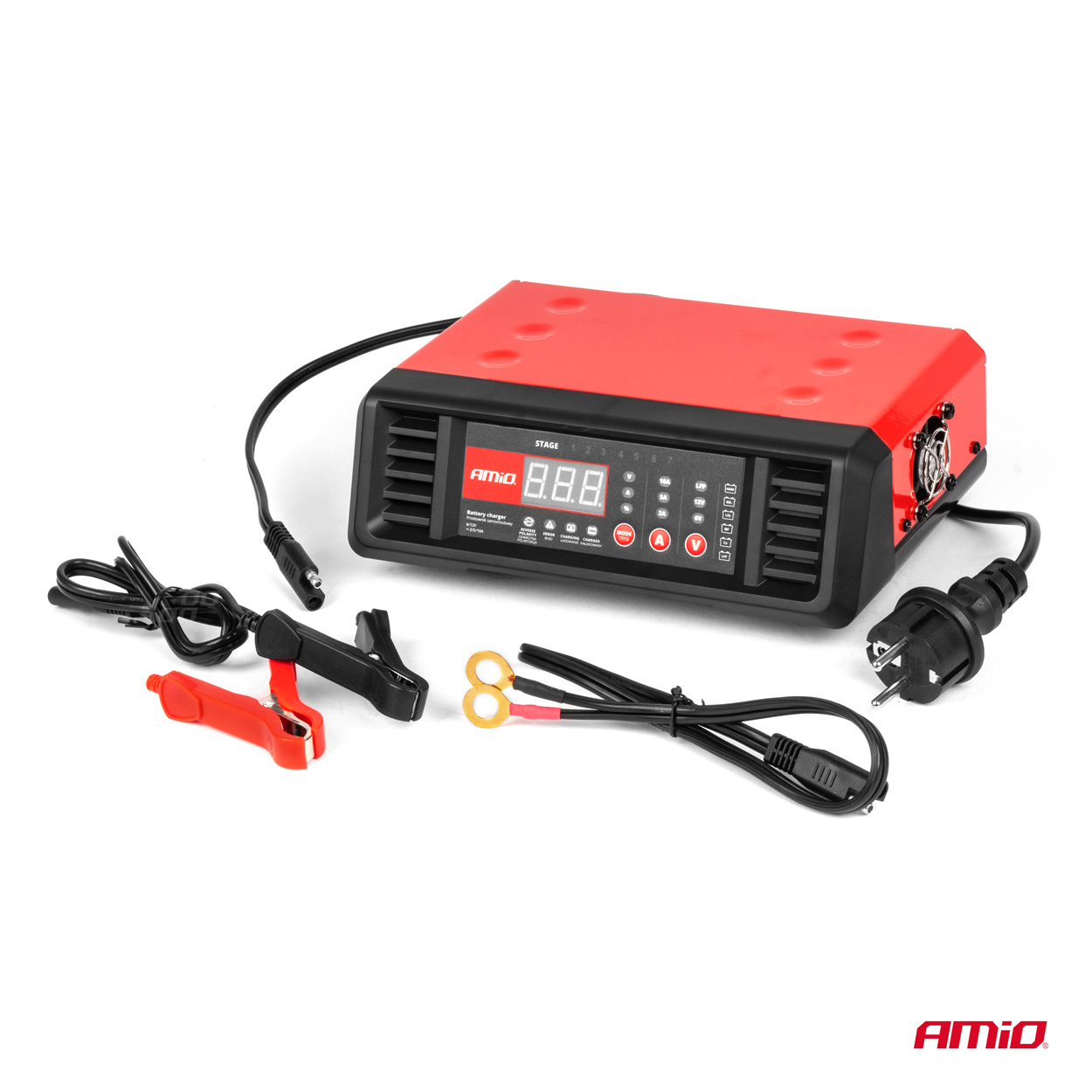 Akumulatora lādētājs 10A 6V 12V AMIO-04056 Akumulatora lādētājs 10A 6V 12V AMIO-04056 - Image 4