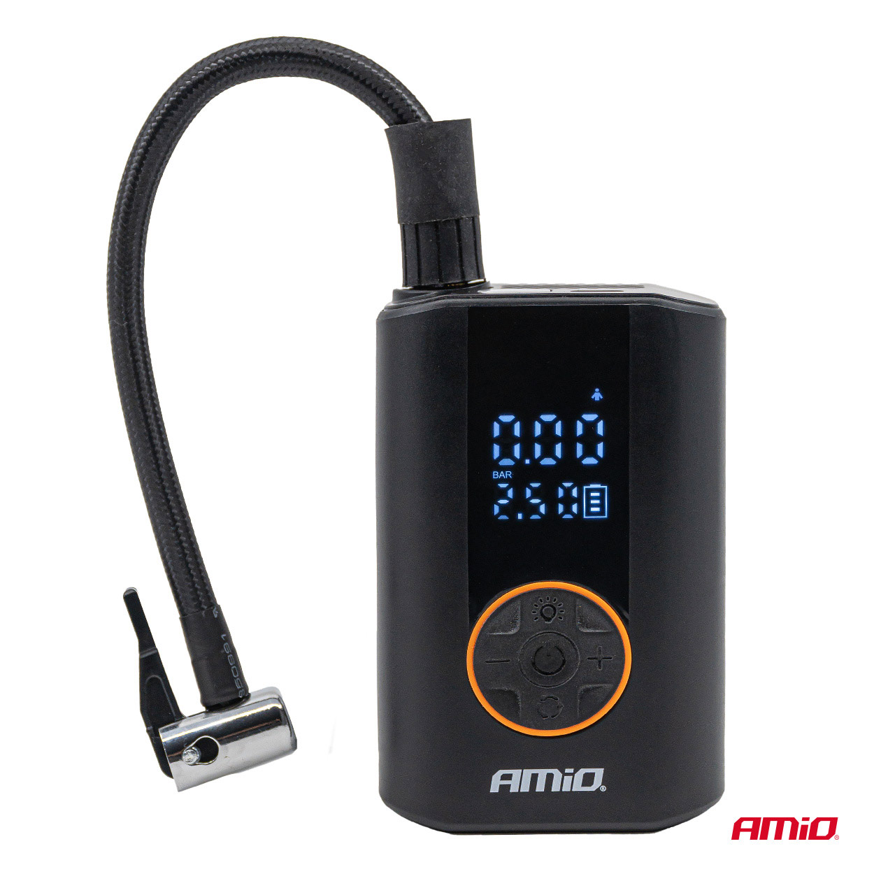 Pārnēsājams gaisa kompresors LED 40W USB-C ACOMP-25 AMIO-04414 Pārnēsājams gaisa kompresors LED 40W USB-C ACOMP-25 AMIO-04414 - Image 4