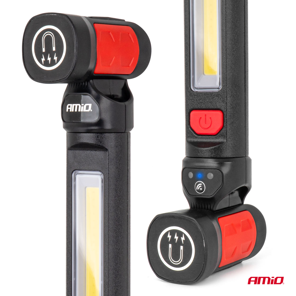 LED pārbaudes lampa piekaramā 10 W COB, 4400 mAh AMIO-04505 LED pārbaudes lampa piekaramā 10 W COB, 4400 mAh AMIO-04505 - Image 4