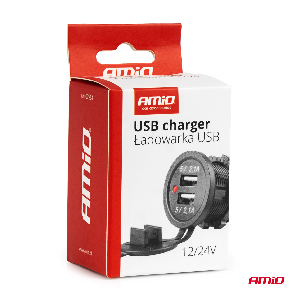Ūdensizturīgs telefona lādētājs 2xUSB 12/24V MOD-04 AMIO-02854 Ūdensizturīgs telefona lādētājs 2xUSB 12/24V MOD-04 AMIO-02854 - Image 5