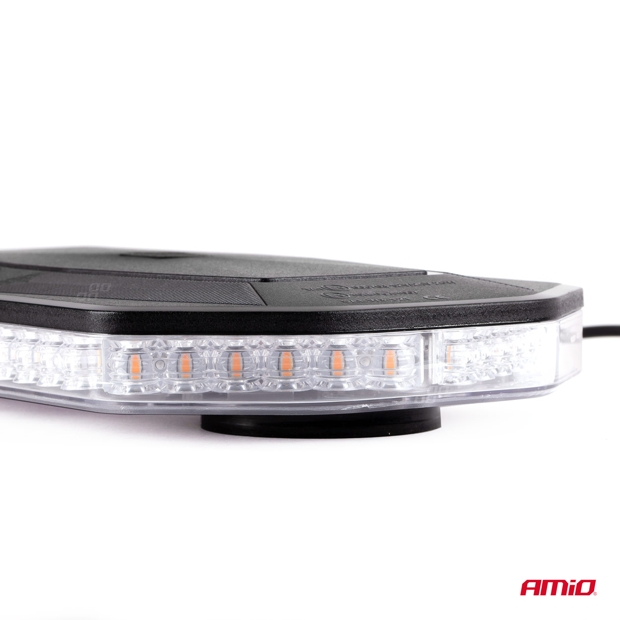 Augstas intensitātes magnētiskais stiprinājums MINI gaismas josla WLB78 293x171mm R65 R10 48LED 12/24V IP56 AMIO-02920 Augstas intensitātes magnētiskais stiprinājums MINI gaismas josla WLB78 293x171mm R65 R10 48LED 12/24V IP56 AMIO-02920 - Image 5