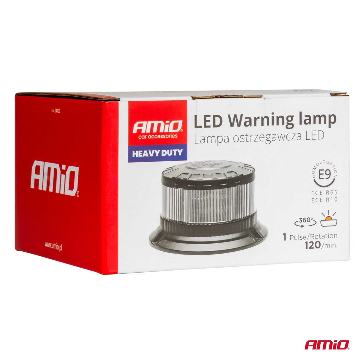 LED brīdinājuma lampa, īpaši izturīga W28B 12V 24V AMIO-04109 LED brīdinājuma lampa, īpaši izturīga W28B 12V 24V AMIO-04109 - Image 5
