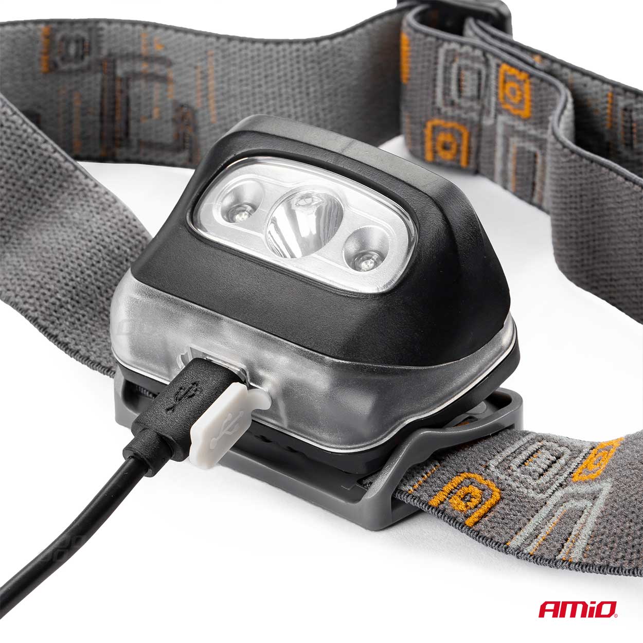 Galvas lukturis LED 3W 1200mA uzlādējams 180Flux IPX4 AMIO-02200 Galvas lukturis LED 3W 1200mA uzlādējams 180Flux IPX4 AMIO-02200 - Image 6