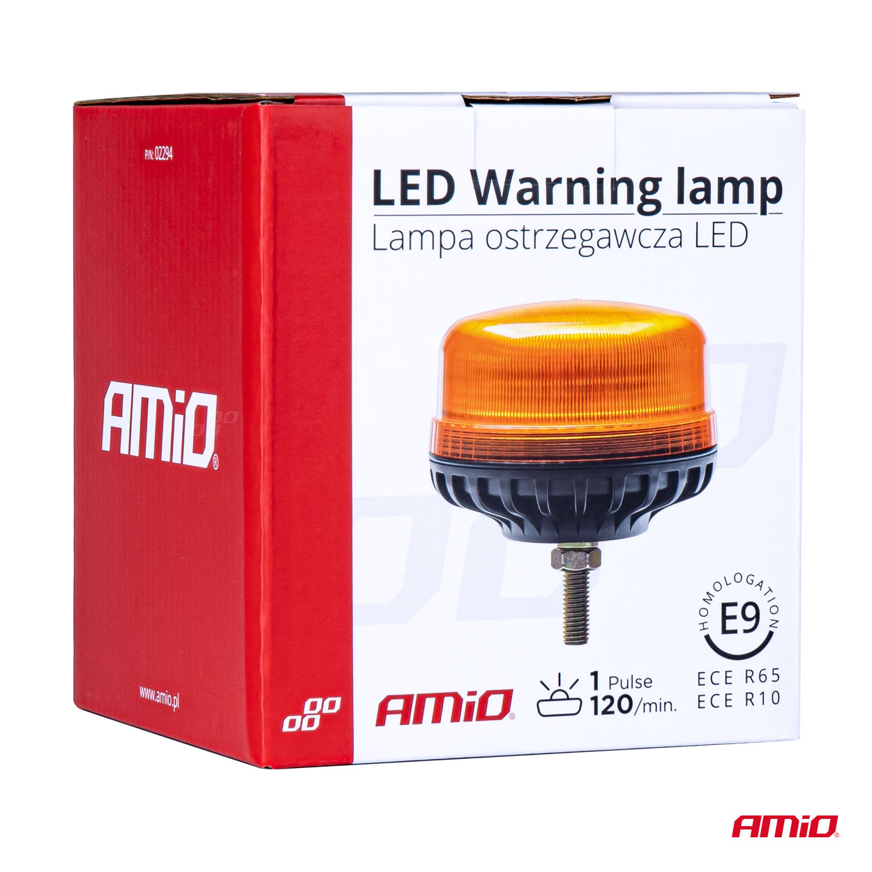 Brīdinājuma lampa 36 LED skrūve R65 R10 12V 24V W03sb AMIO-02294 Brīdinājuma lampa 36 LED skrūve R65 R10 12V 24V W03sb AMIO-02294 - Image 6
