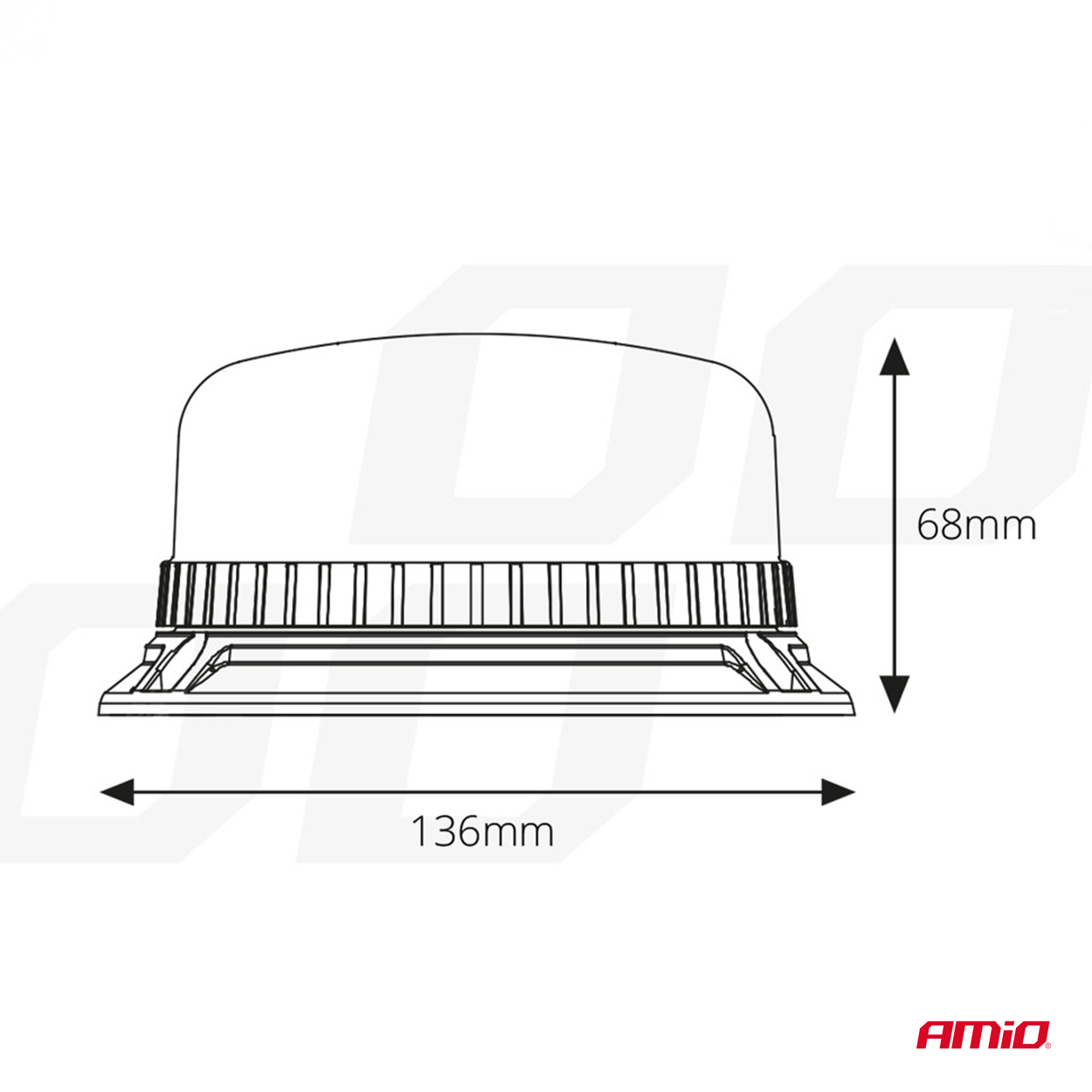 LED brīdinājuma lampa 36 LED skrūves R65 R10 12V 24V W03b AMIO-02296 LED brīdinājuma lampa 36 LED skrūves R65 R10 12V 24V W03b AMIO-02296 - Image 6