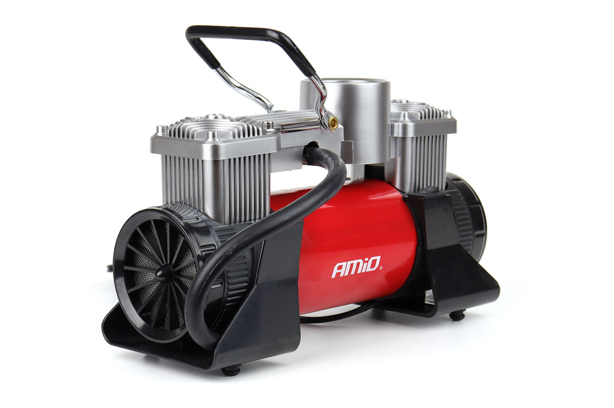 Automašīnas gaisa kompresors 2 cilindru 12V HQ ACOMP-18 AMiO-02640 Automašīnas gaisa kompresors 2 cilindru 12V HQ ACOMP-18 AMiO-02640 - Image 6