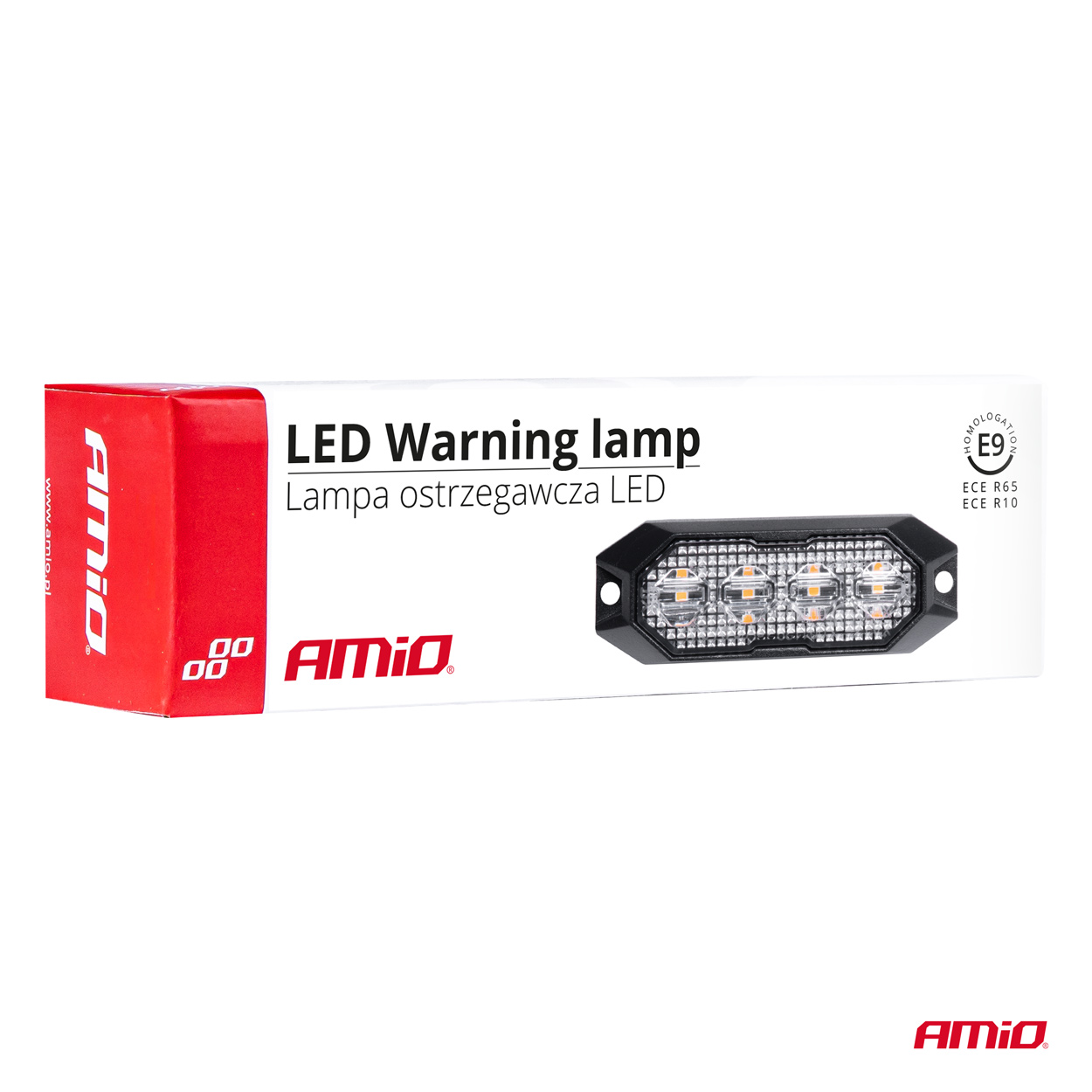 Plāns dzintara grila stiprinājuma lukturītis 4x3W LED R65 R10 12/24V IP6K9K AMIO-03929 Plāns dzintara grila stiprinājuma lukturītis 4x3W LED R65 R10 12/24V IP6K9K AMIO-03929 - Image 6