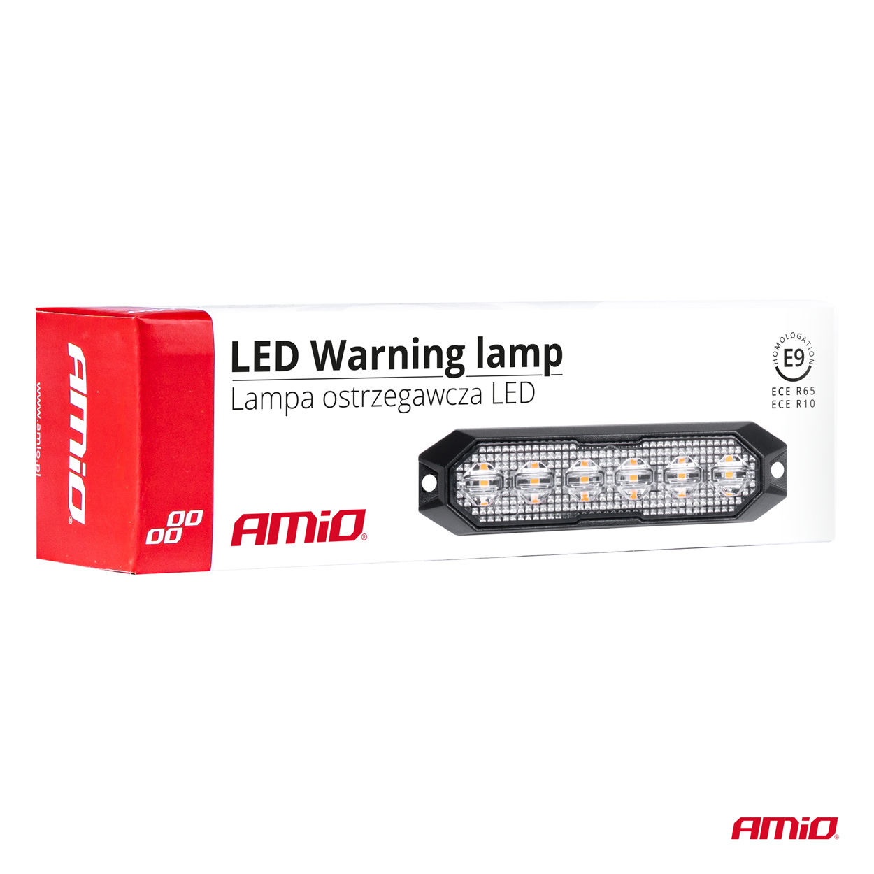 Plāns dzintara grila stiprinājuma lukturītis 6x3W LED R65 R10 12/24V IP6K9K AMIO-03930 Plāns dzintara grila stiprinājuma lukturītis 6x3W LED R65 R10 12/24V IP6K9K AMIO-03930 - Image 6