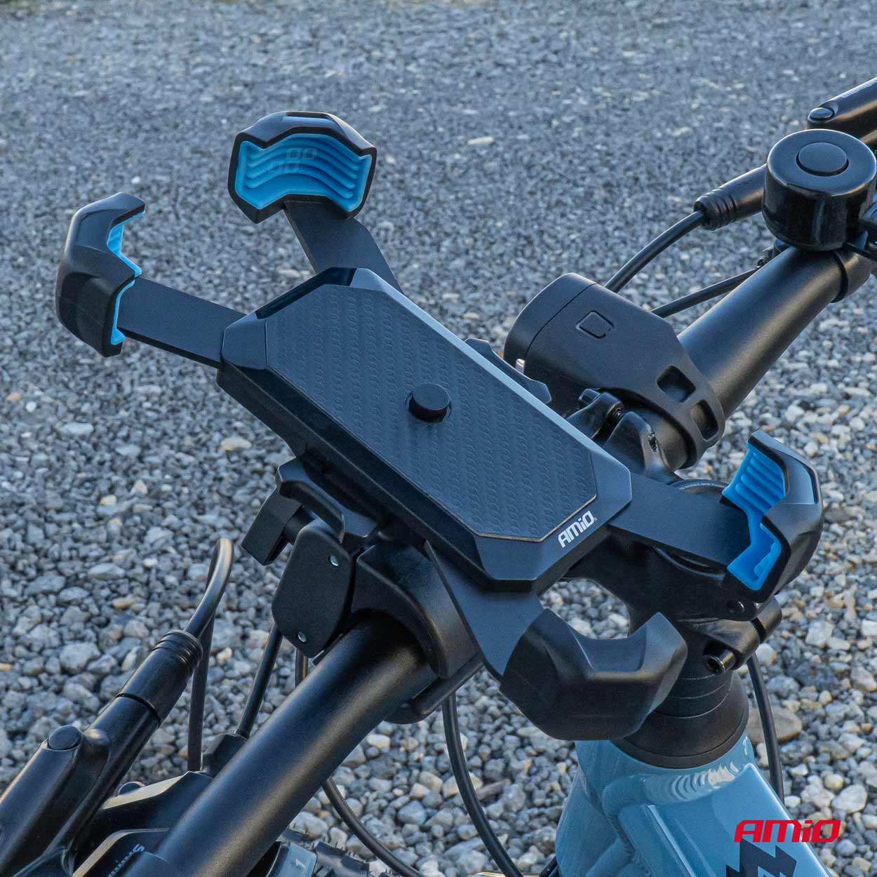 Velosipēda motorollera rotējošs tālruņa turētājs 360° AMiO-04146 Velosipēda motorollera rotējošs tālruņa turētājs 360° AMiO-04146 - Image 6