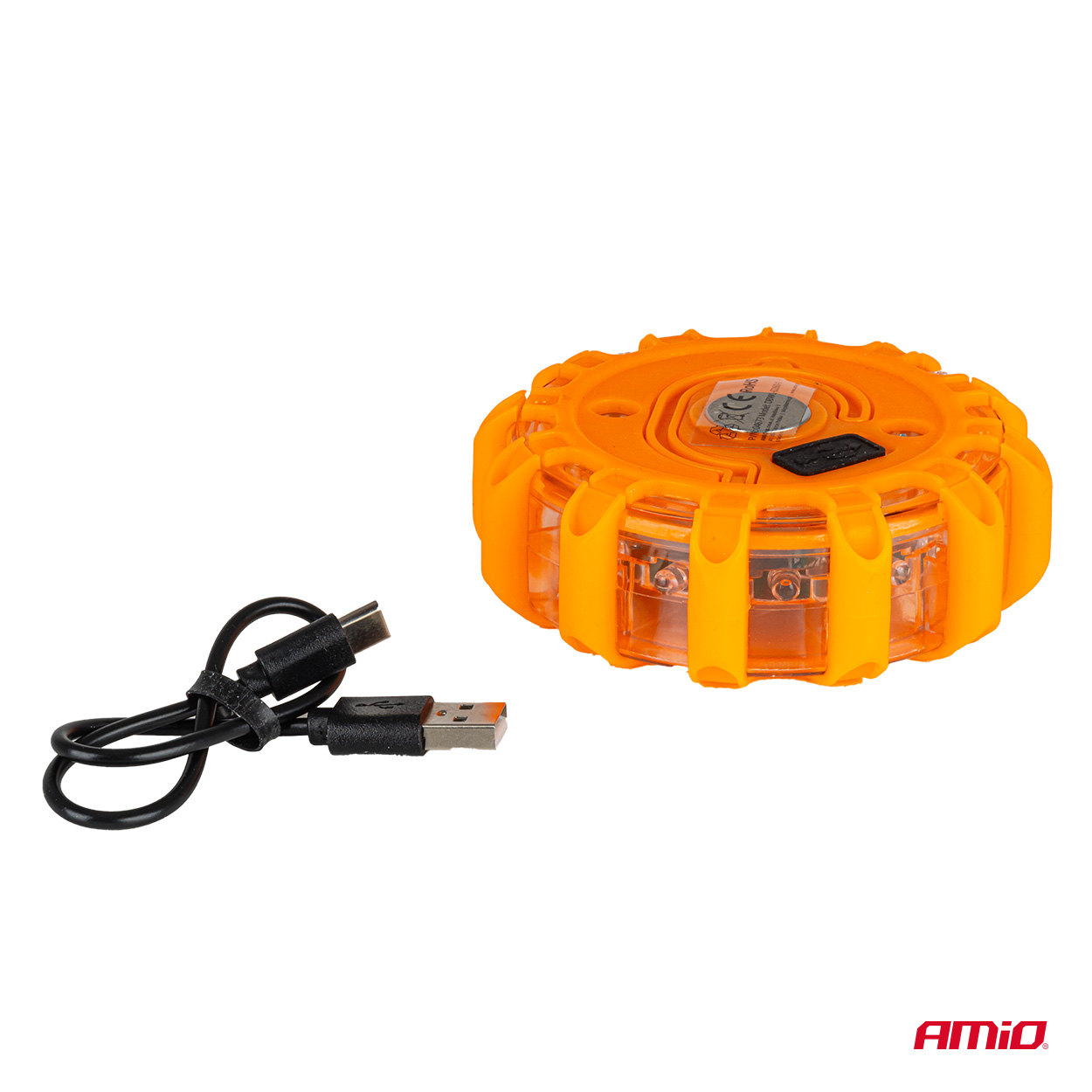 LED drošības lukturis 12SMD+3SMD 650mAh (akumulators) sarkans AMIO-04673 LED drošības lukturis 12SMD+3SMD 650mAh (akumulators) sarkans AMIO-04673 - Image 6