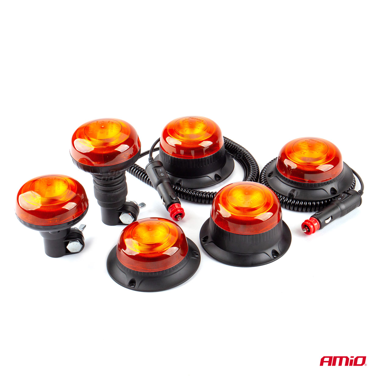 LED brīdinājuma lampa flex R65 R10 12V 24V W21pl AMIO-02921 LED brīdinājuma lampa flex R65 R10 12V 24V W21pl AMIO-02921 - Image 7