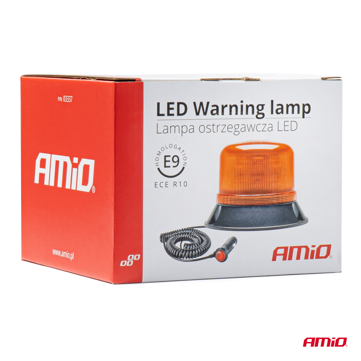 LED brīdinājuma lampa W22m Magnētiskā / 3 gaismas, ECE R10 60LED 12/24V IP66 AMIO-03337 LED brīdinājuma lampa W22m Magnētiskā / 3 gaismas, ECE R10 60LED 12/24V IP66 AMIO-03337 - Image 7