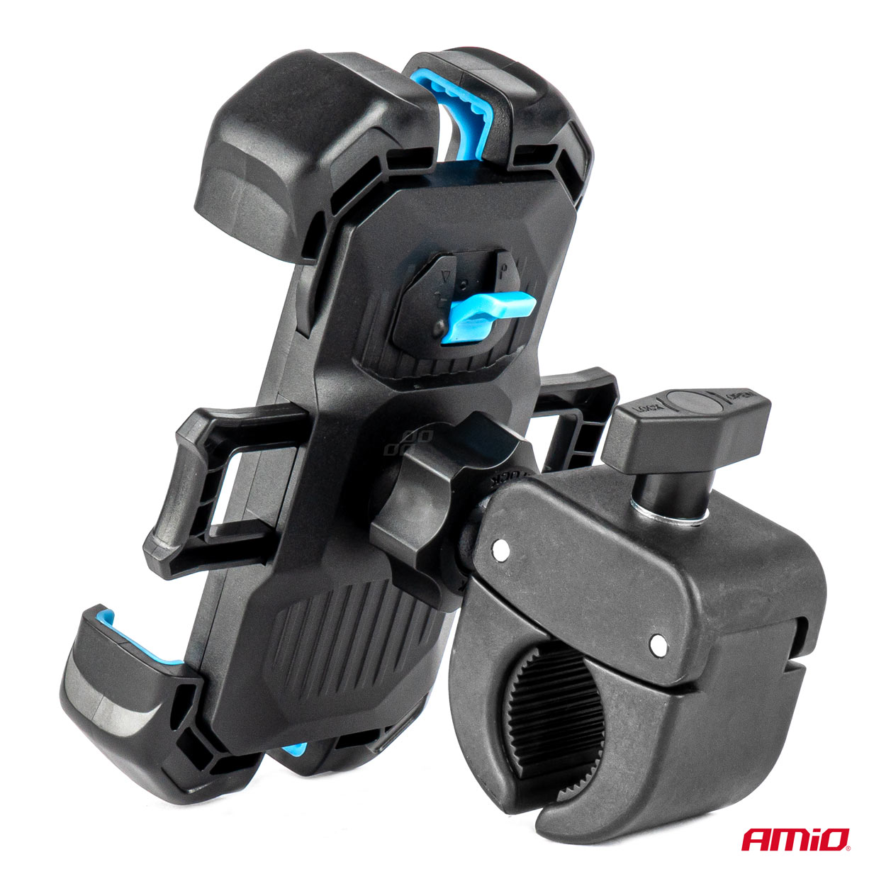 Velosipēda motorollera rotējošs tālruņa turētājs 360° AMiO-04146 Velosipēda motorollera rotējošs tālruņa turētājs 360° AMiO-04146 - Image 7