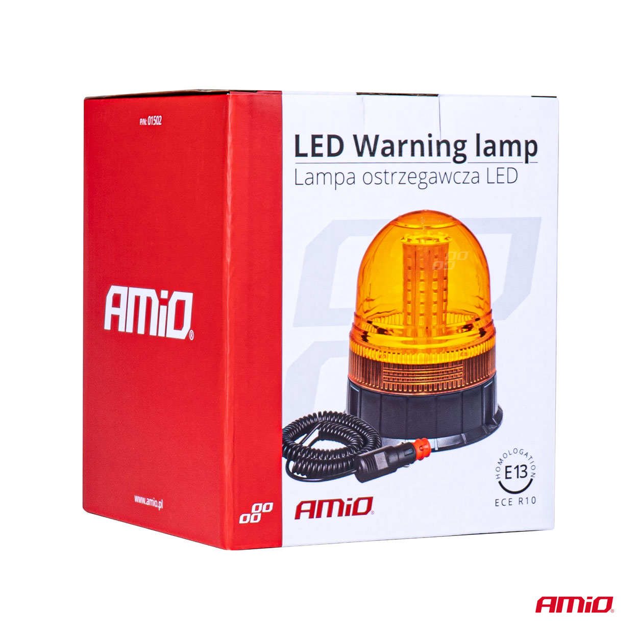 LED brīdinājuma lampa W09M MAG/3 BOLT, ECE R10 80LED 12/24V IP56 AMIO-01502 LED brīdinājuma lampa W09M MAG/3 BOLT, ECE R10 80LED 12/24V IP56 AMIO-01502 - Image 8