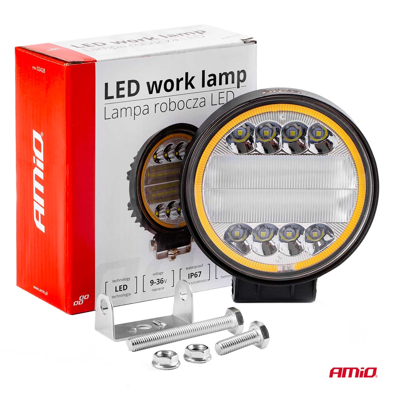 Darba lampa AWL14 42 LED COMBO (2 funkcijas) 9-36V AMIO-02428 Darba lampa AWL14 42 LED COMBO (2 funkcijas) 9-36V AMIO-02428 - Image 8