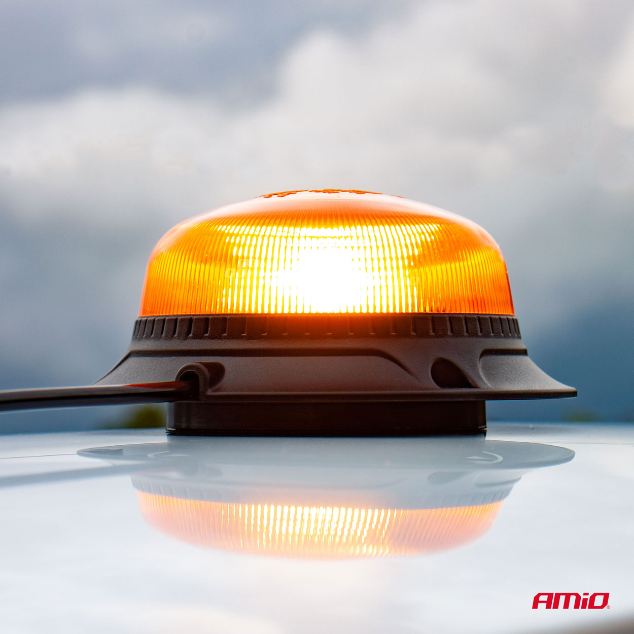 LED brīdinājuma lampa R65 R10 12V 24V W213bl AMIO-02927 LED brīdinājuma lampa R65 R10 12V 24V W213bl AMIO-02927 - Image 8