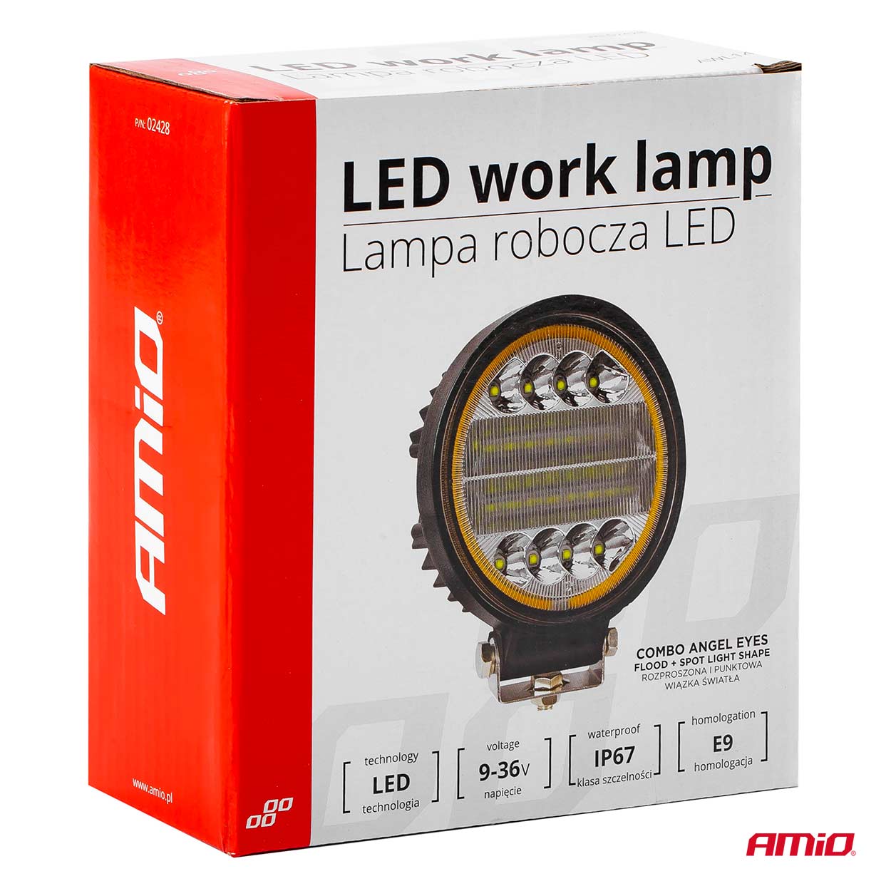 Darba lampa AWL14 42 LED COMBO (2 funkcijas) 9-36V AMIO-02428 Darba lampa AWL14 42 LED COMBO (2 funkcijas) 9-36V AMIO-02428 - Image 9