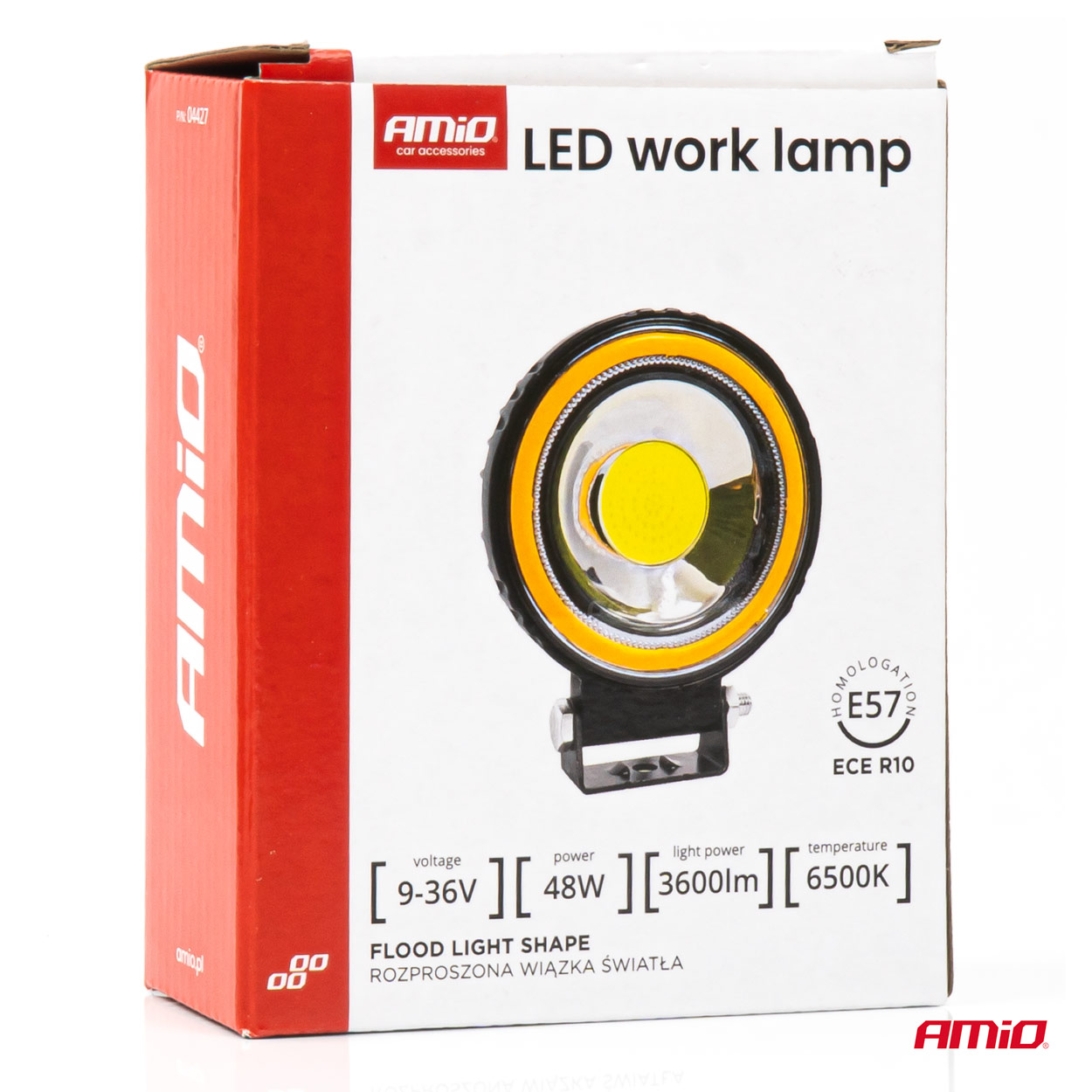 Darba lampa AWL83 48W 3600LM 12V 24V AMIO-04427 Darba lampa AWL83 48W 3600LM 12V 24V AMIO-04427 - Image 9