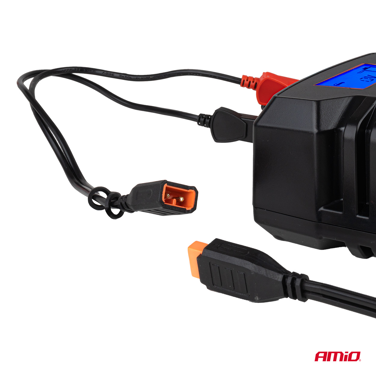 Digitālais akumulatora lādētājs AGM GEL STD LiFePo4 MAX 6A 6/12V PRO HOOK AMIO-04532 Digitālais akumulatora lādētājs AGM GEL STD LiFePo4 MAX 6A 6/12V PRO HOOK AMIO-04532 - Image 9