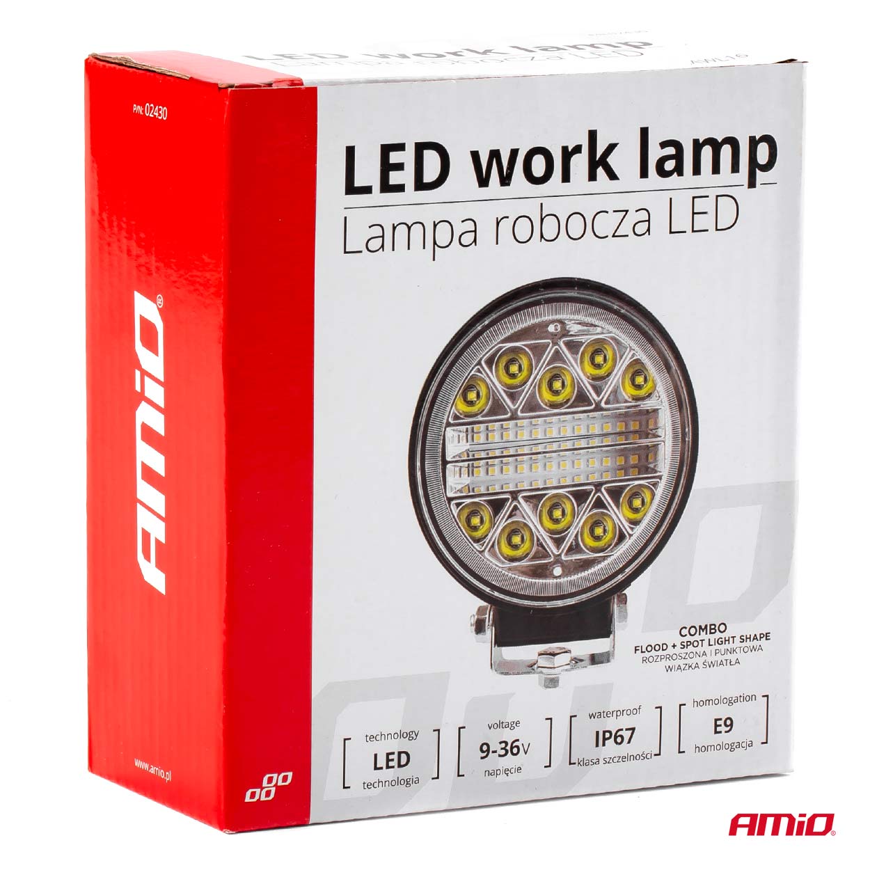 Darba lampa AWL16 26LED COMBO 9-36V AMIO-02430 Darba lampa AWL16 26LED COMBO 9-36V AMIO-02430 - Image 10
